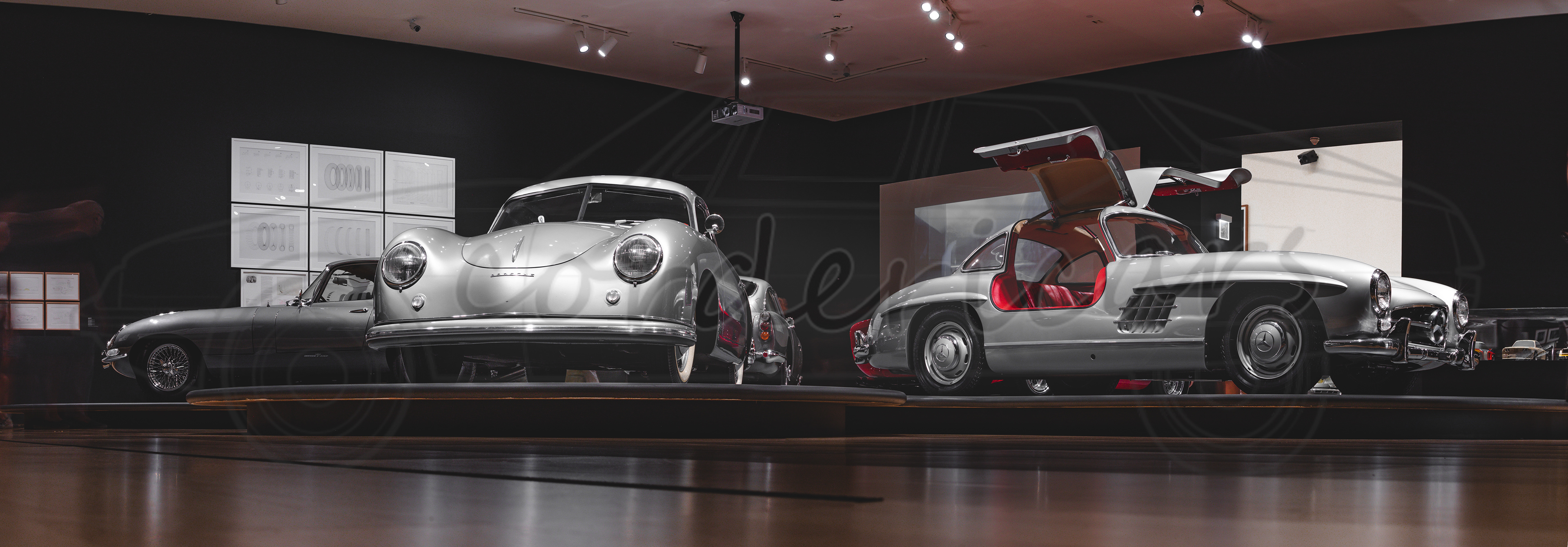 Porsche 356 and MB 300SL