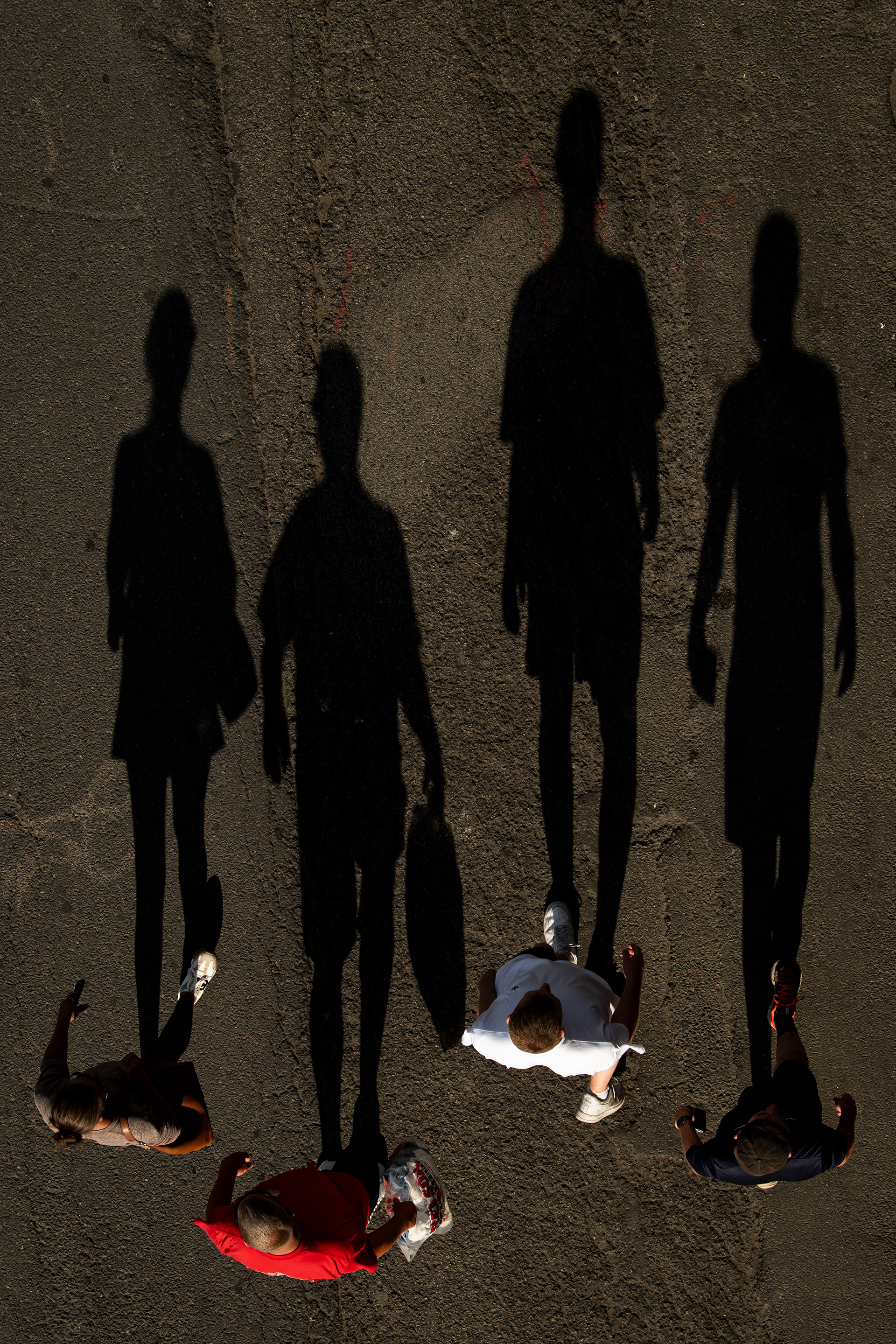 June 25, 2026, Boston, MA: Shadows of fans walking down Lansdowne Street prior to a game between the New York Yankees and the Boston Red Sox at Fenway Park in Boston, Massachusetts Thursday, June 25, 2026. (Photo by Aiden Shertzer/Boston Red Sox)