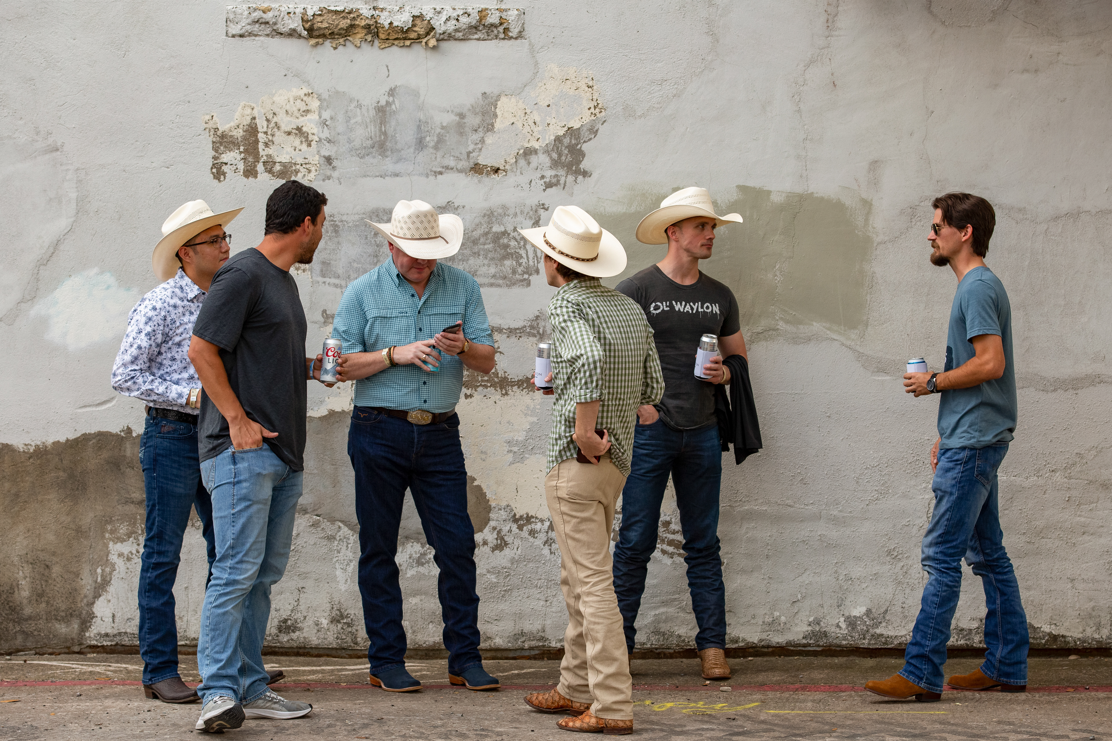 June 4, 2021, McKinney, TX: Fans mingle in an alley in between performers during Day of the 25th Anniversary of Texas Music Revolution at Historic Downtown McKinney, in McKinney, Texas Friday, June 4, 2021. (Photo by Aiden Shertzer)