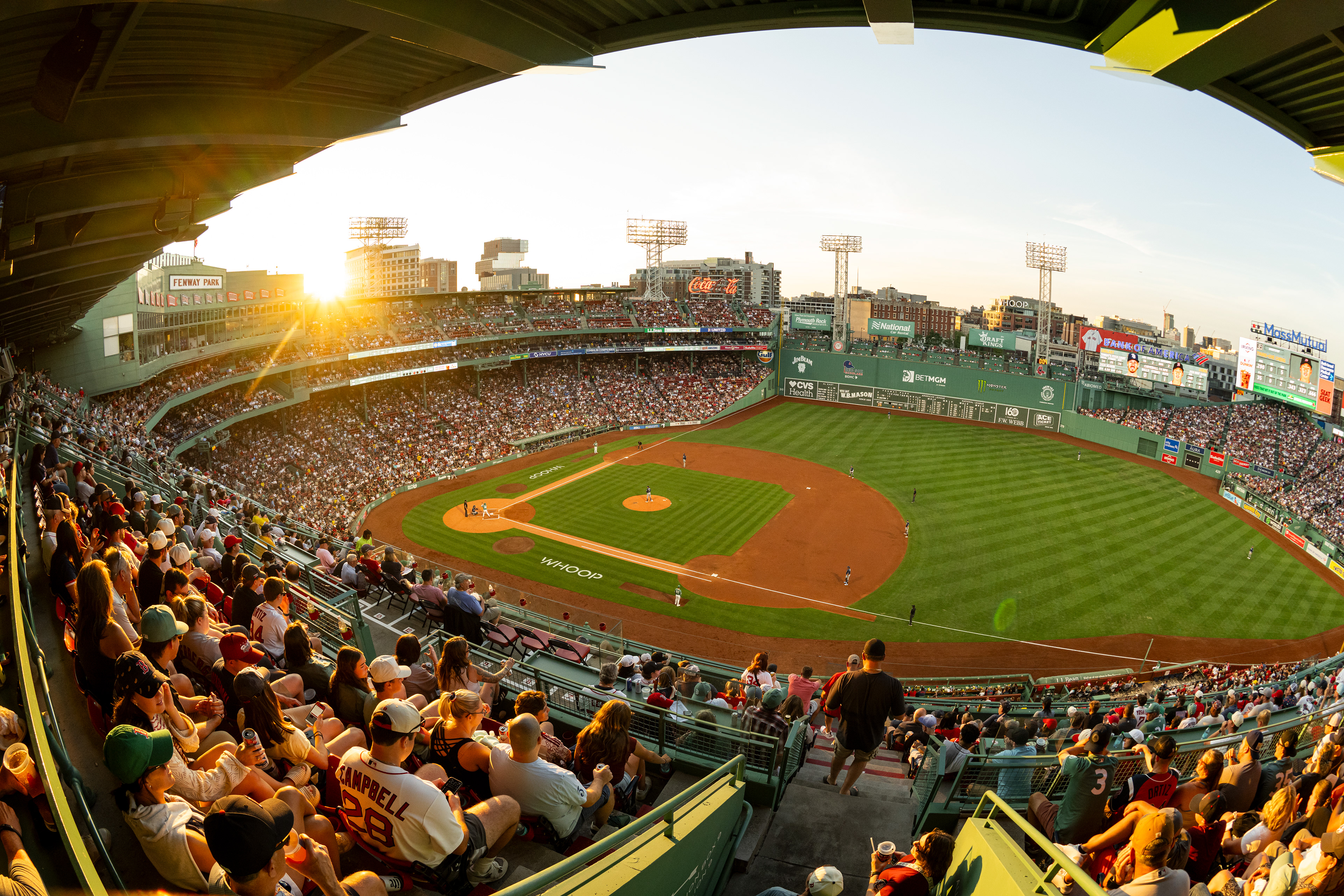 July 17, 2026, Boston, MA: A general view of the ballpark from the Aura Pavillion during game two of a doubleheader between the Tampa Bay Rays and the Boston Red Sox at Fenway Park in Boston, Massachusetts Friday, July 17, 2026. (Photo by Aiden Shertzer/Boston Red Sox)