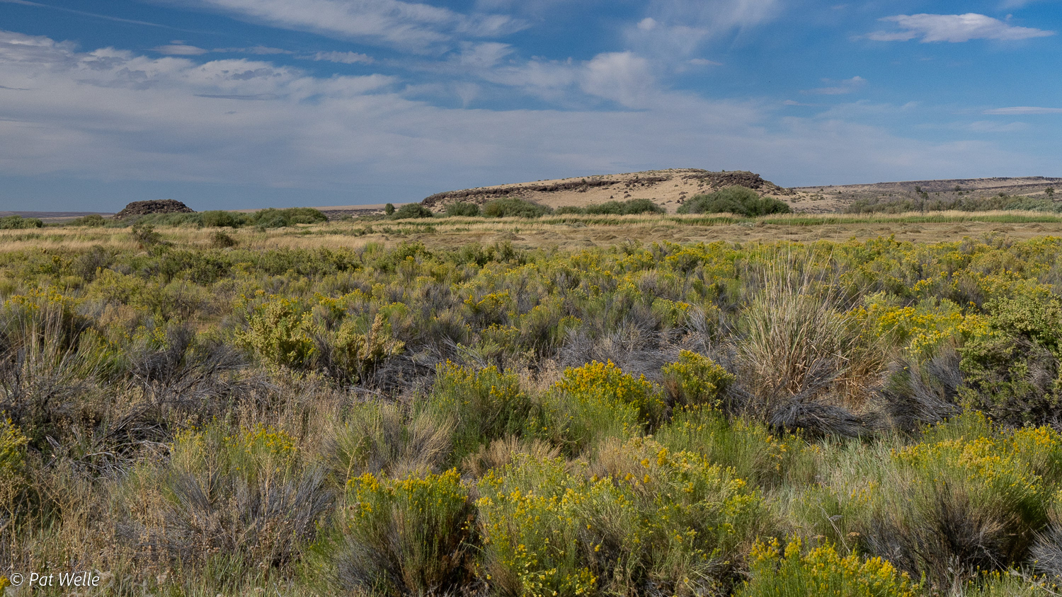 Sagebrush and ridge on Mahleur NWR