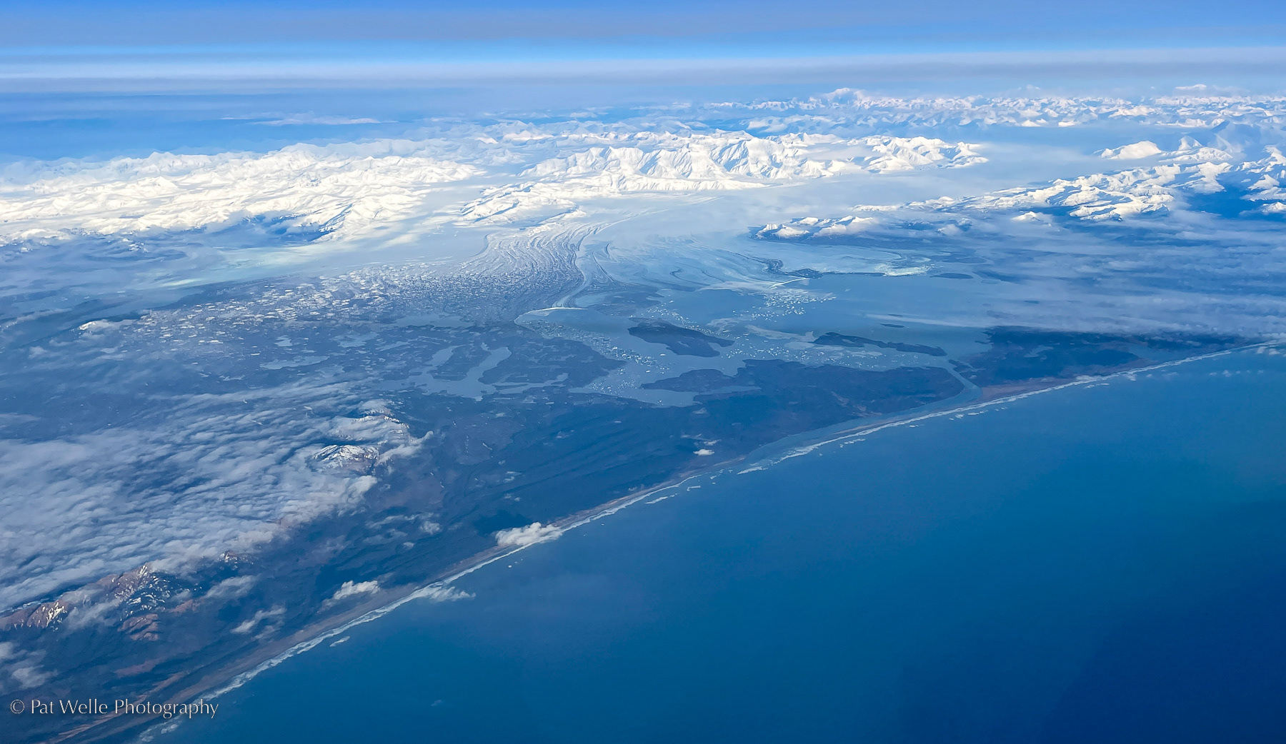 View into Wrangell-St. Elias, Alaska