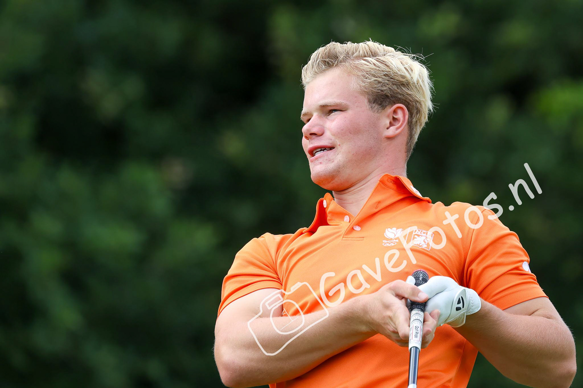 WOLTERING, Scott (Hilversumsche Golf Club) 03/08/2025 NK Strokeplay 2025, Hooge Graven Golfclub, Ommen, Nederland. 1-3 of August 2025. On the course  during the final day of the NK Strokeplay 2025.