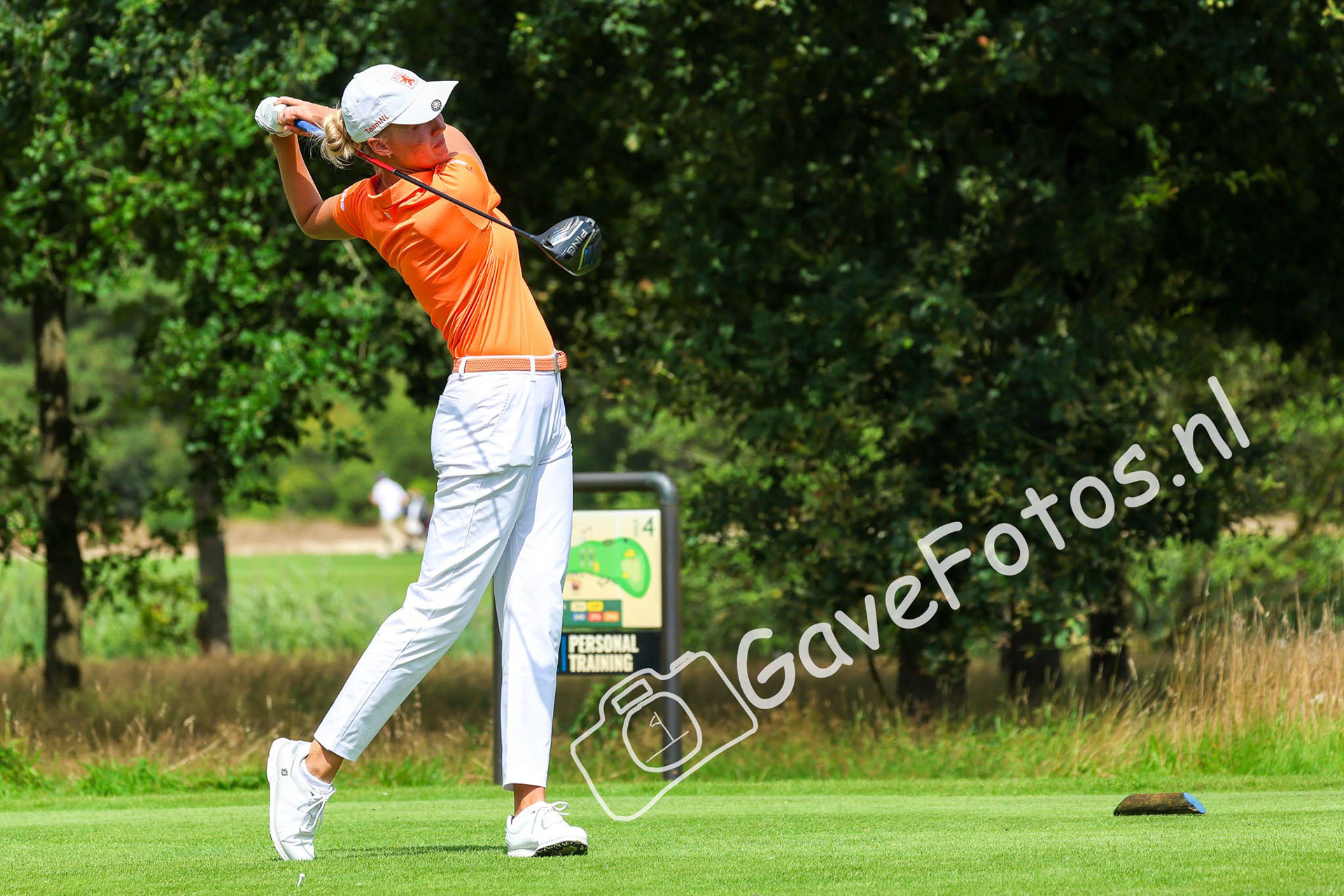 DEN DUNNEN, Anne-Sterre (Golfclub Houtrak) 03/08/2025 NK Strokeplay 2025, Hooge Graven Golfclub, Ommen, Nederland. 1-3 of August 2025. On the course  during the final day of the NK Strokeplay 2025.