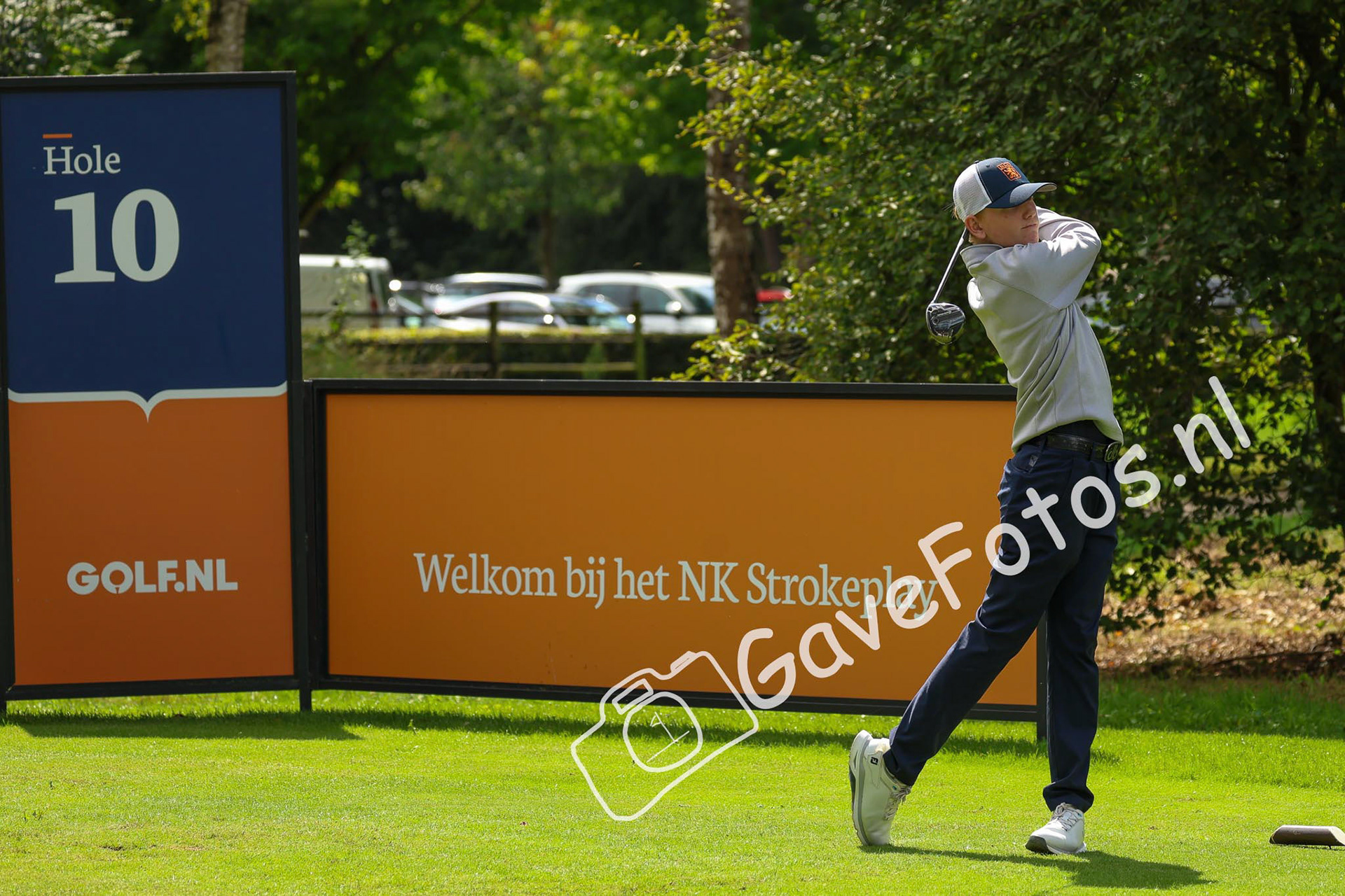 JANSSENS, Dean (Golfclub Zwolle) 02/08/2025 NK Strokeplay 2025, Hooge Graven Golfclub, Ommen, Nederland. 1-3 of August 2025. On the course  during the 2st round of the NK Strokeplay 2025.