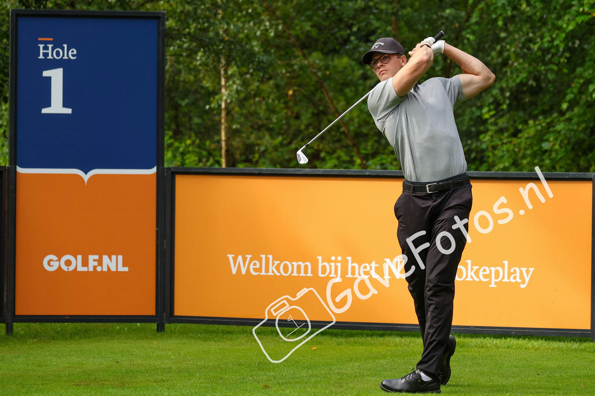 HULL, Scott (Rosendaelsche Golfclub) 01/08/2025 NK Strokeplay 2025, Hooge Graven Golfclub, Ommen, Nederland. 1-3 of August 2025. On the course  during the 1st round of the NK Strokeplay 2025.