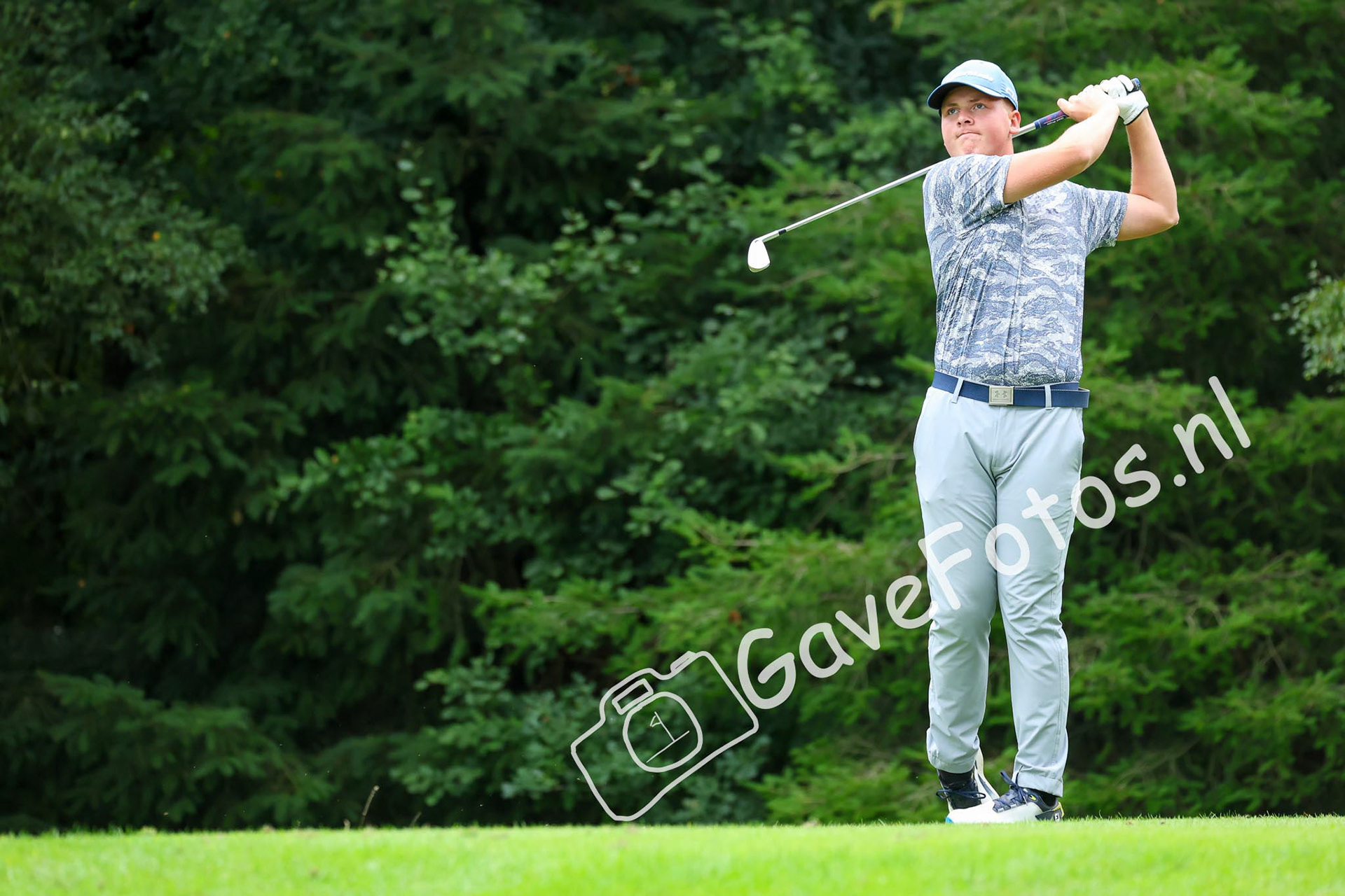 KLOS, Sten (Golf Club Havelte) 02/08/2025 NK Strokeplay 2025, Hooge Graven Golfclub, Ommen, Nederland. 1-3 of August 2025. On the course  during the 2st round of the NK Strokeplay 2025.