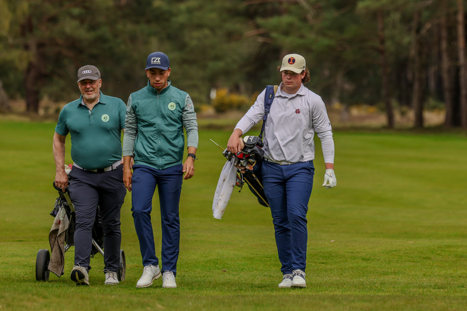 Nathan Hoof (De Goyer) en Stijn Egging (Eindhovensche) tijdens de singles