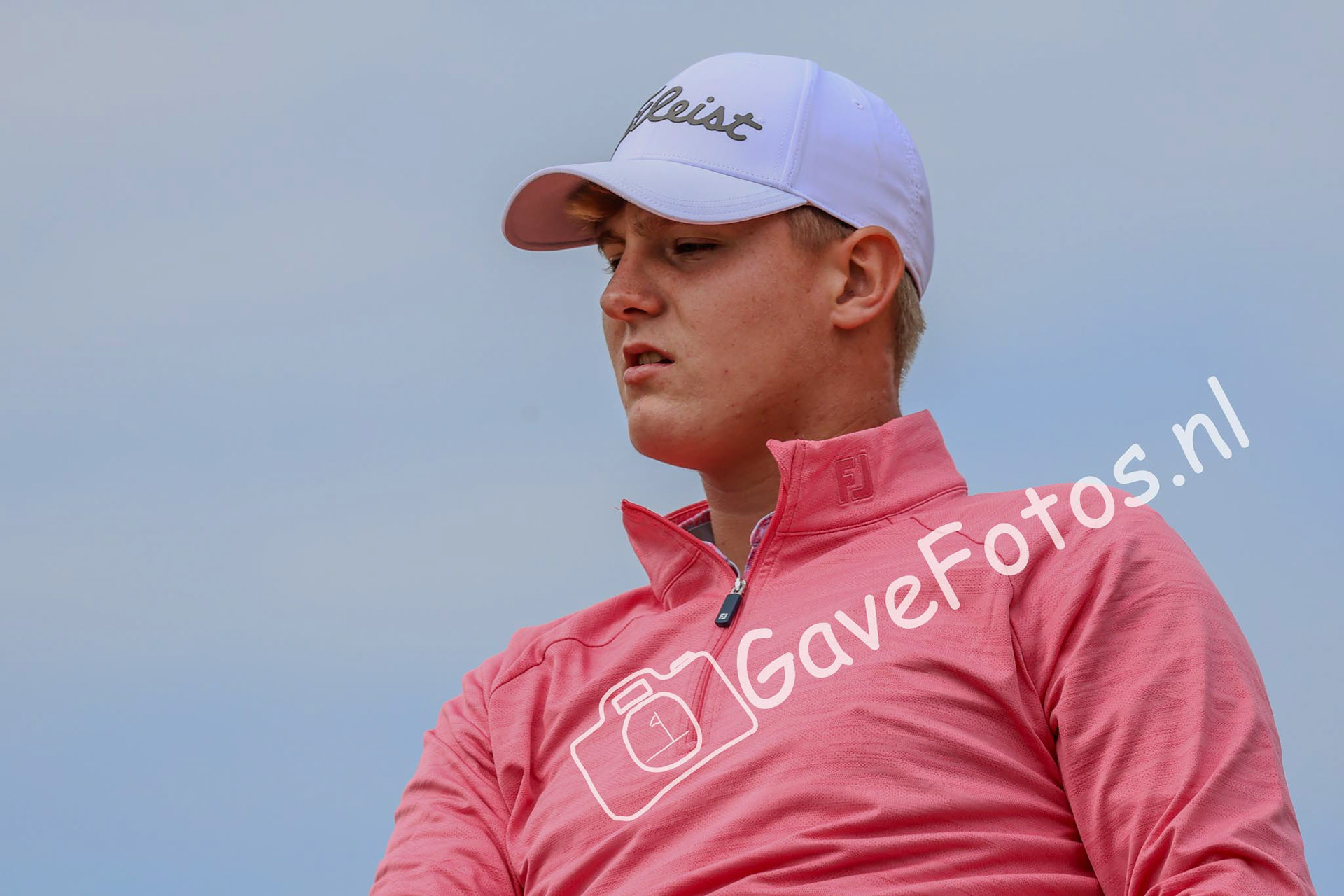 Bjorn Driessen op de Teebox van het Kennemer Open 2025