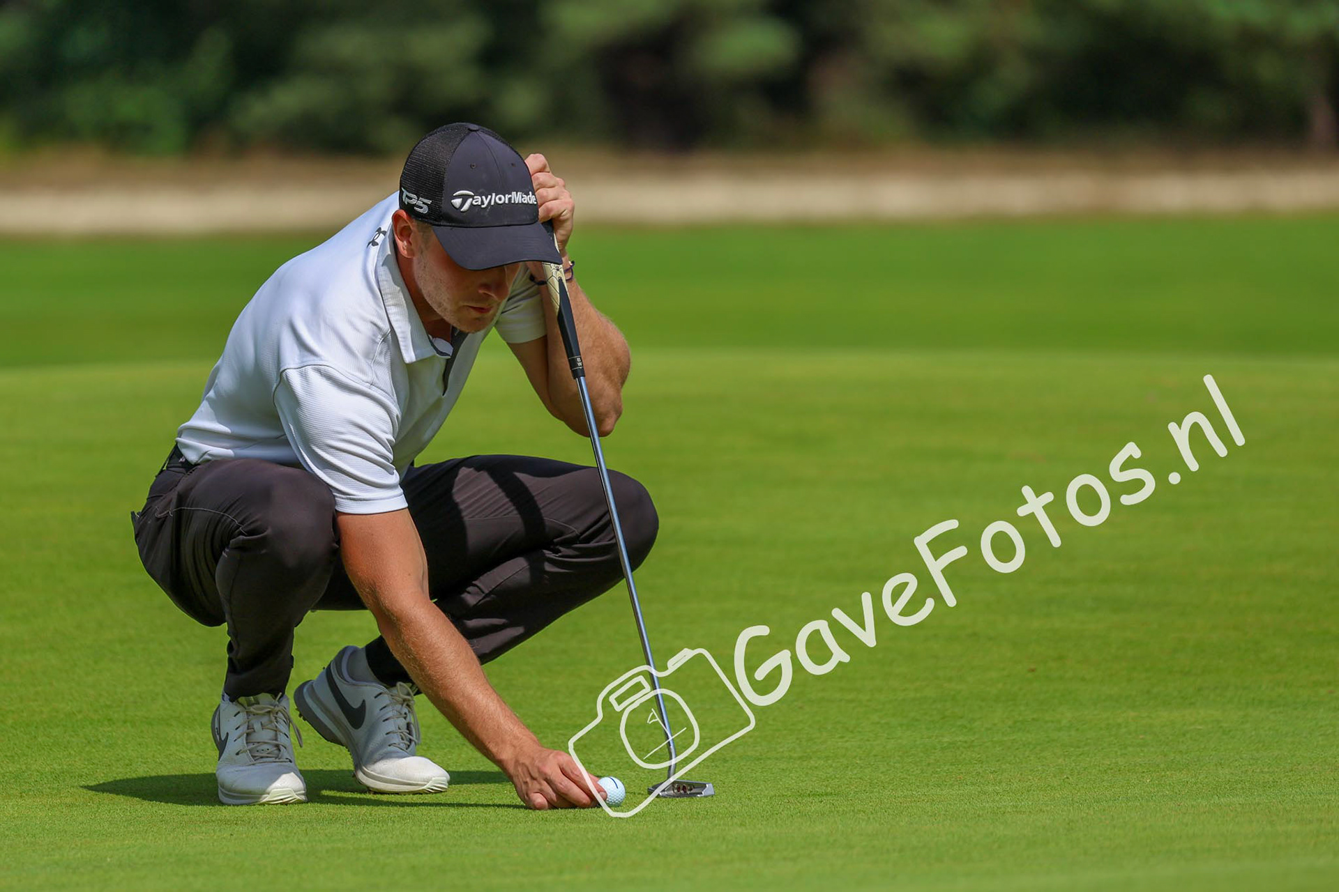 VAN DIJK, Felix (Golfclub Princenbosch) 03/08/2025 NK Strokeplay 2025, Hooge Graven Golfclub, Ommen, Nederland. 1-3 of August 2025. On the course  during the final day of the NK Strokeplay 2025.