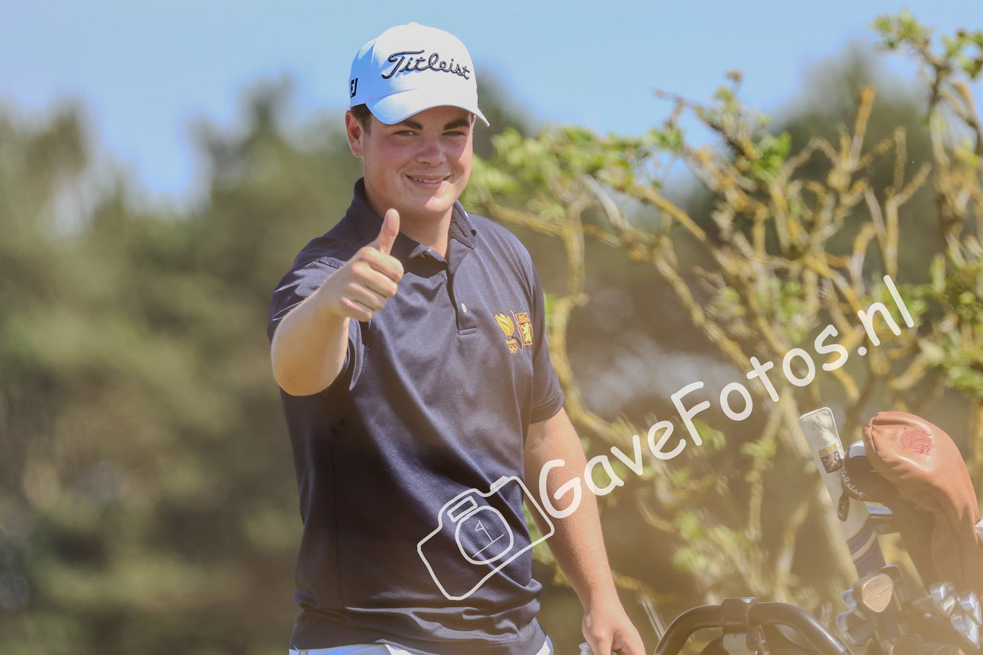 Stijn Egging heeft het naar zijn zin op het Kennemer Open 2025