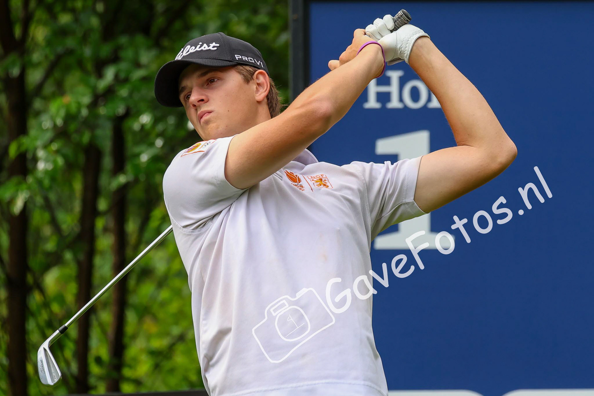 DERKSEN, Abel (Koninklijke Haagsche Golf &amp; Country Club) 01/08/2025 NK Strokeplay 2025, Hooge Graven Golfclub, Ommen, Nederland. 1-3 of August 2025. On the course  during the 1st round of the NK Strokeplay 2025.