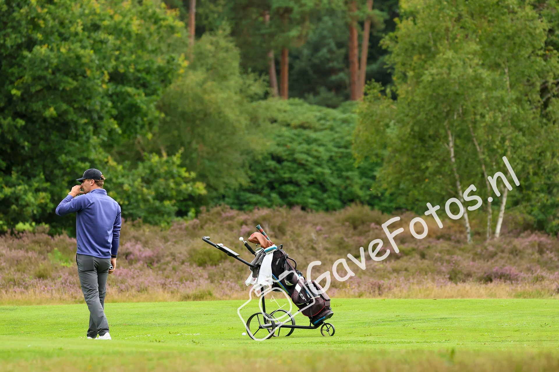 VAN BEECK, Bob (Eindhovensche Golf) 02/08/2025 NK Strokeplay 2025, Hooge Graven Golfclub, Ommen, Nederland. 1-3 of August 2025. On the course  during the 2st round of the NK Strokeplay 2025.