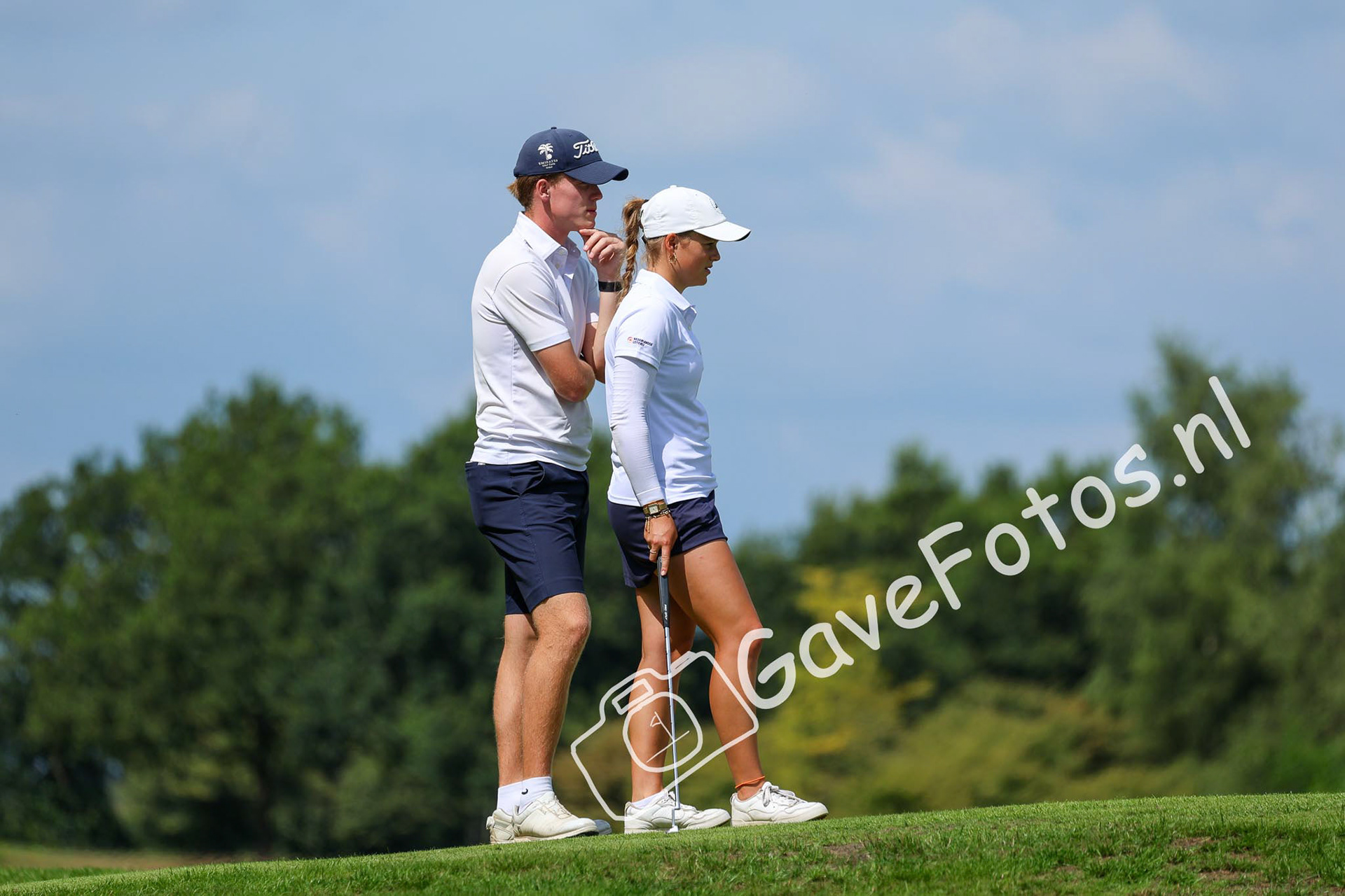 VAN DER SLUIJS, Lynn (Eindhovensche Golf) 03/08/2025 NK Strokeplay 2025, Hooge Graven Golfclub, Ommen, Nederland. 1-3 of August 2025. On the course  during the final day of the NK Strokeplay 2025.