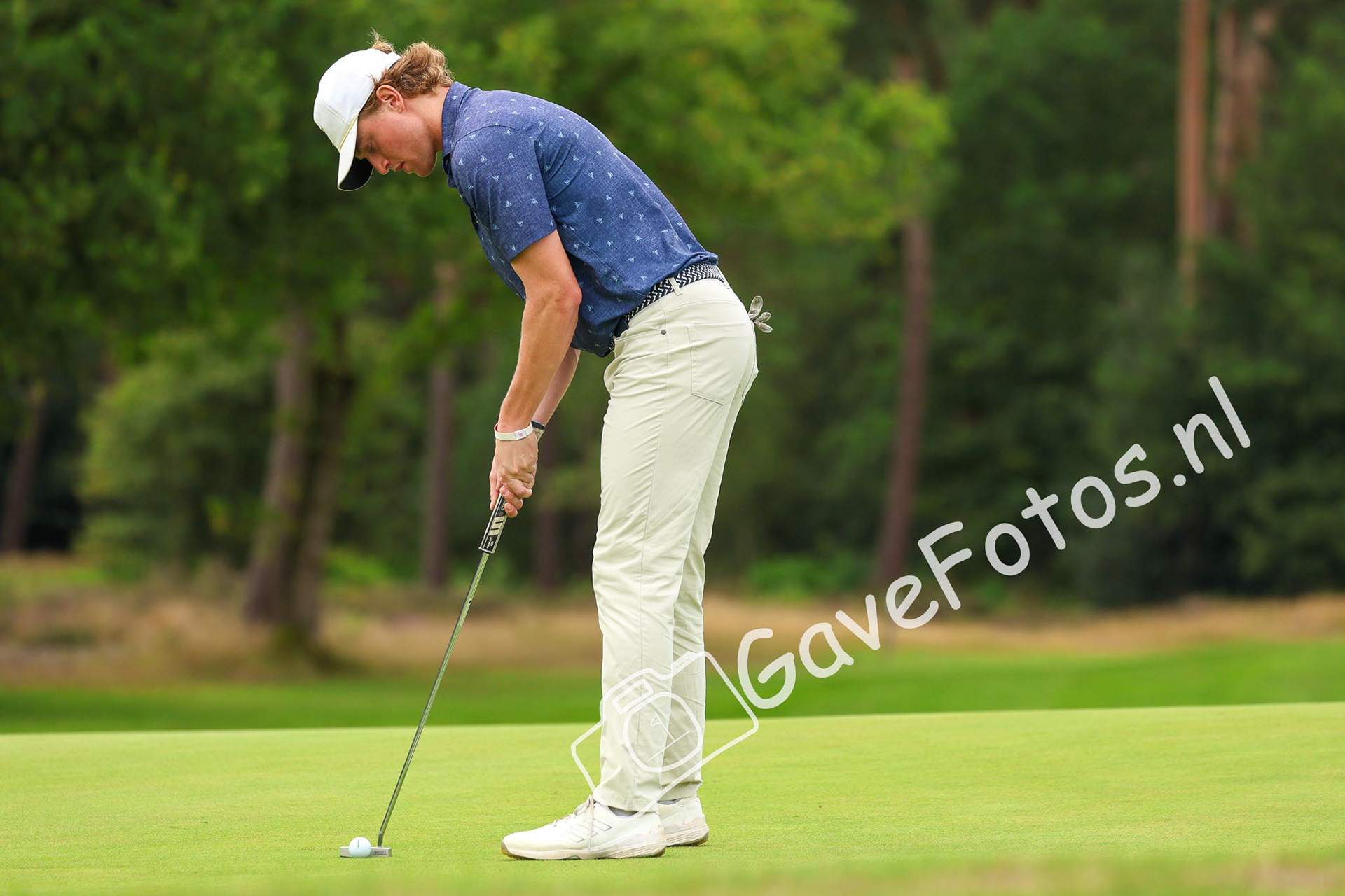 HOOGEVEEN, Marijn (ANWB Golf) 02/08/2025 NK Strokeplay 2025, Hooge Graven Golfclub, Ommen, Nederland. 1-3 of August 2025. On the course  during the 2st round of the NK Strokeplay 2025.