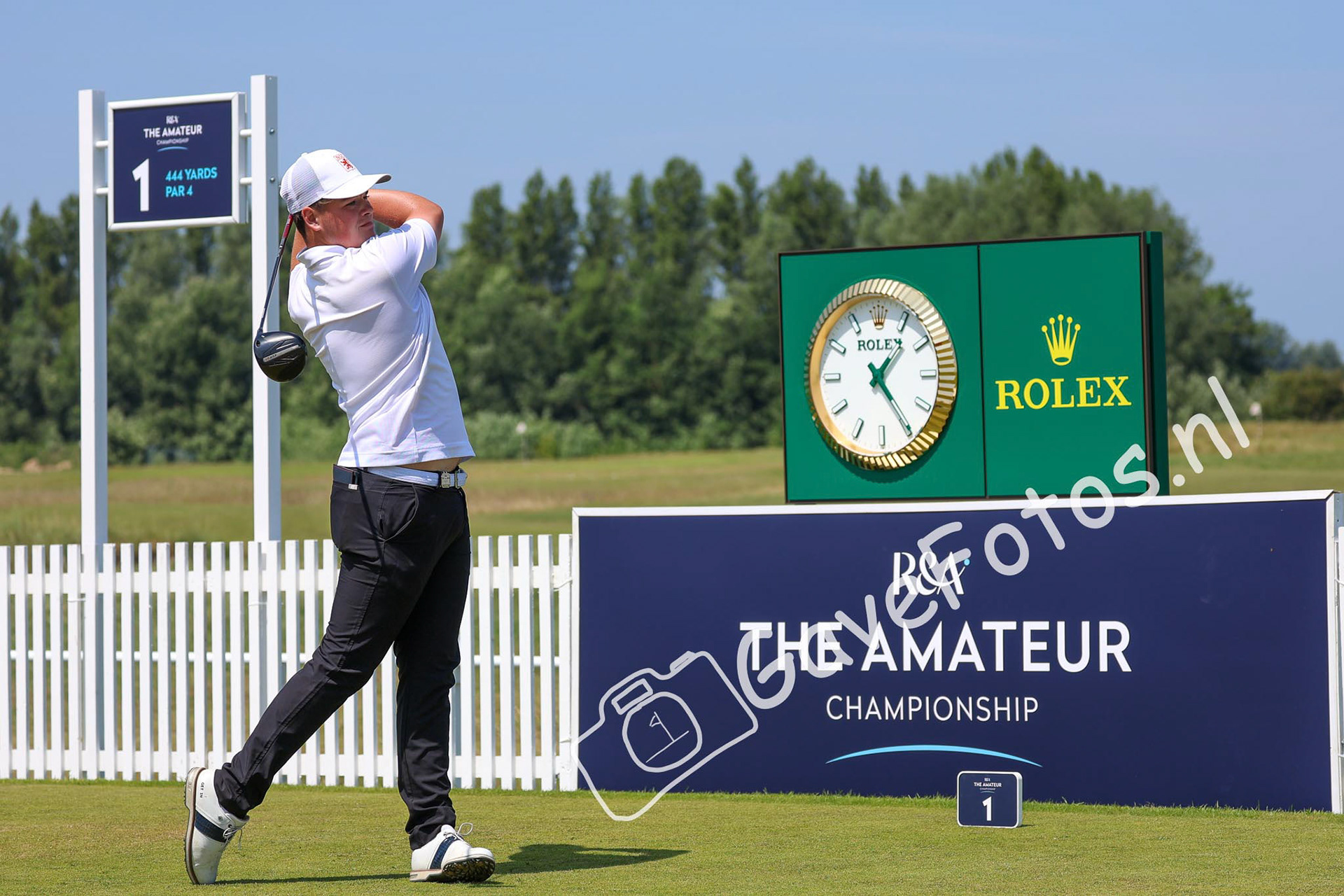 Stijn Egging slaat of voor zijn 1e ronde Matchplay op Royal St George