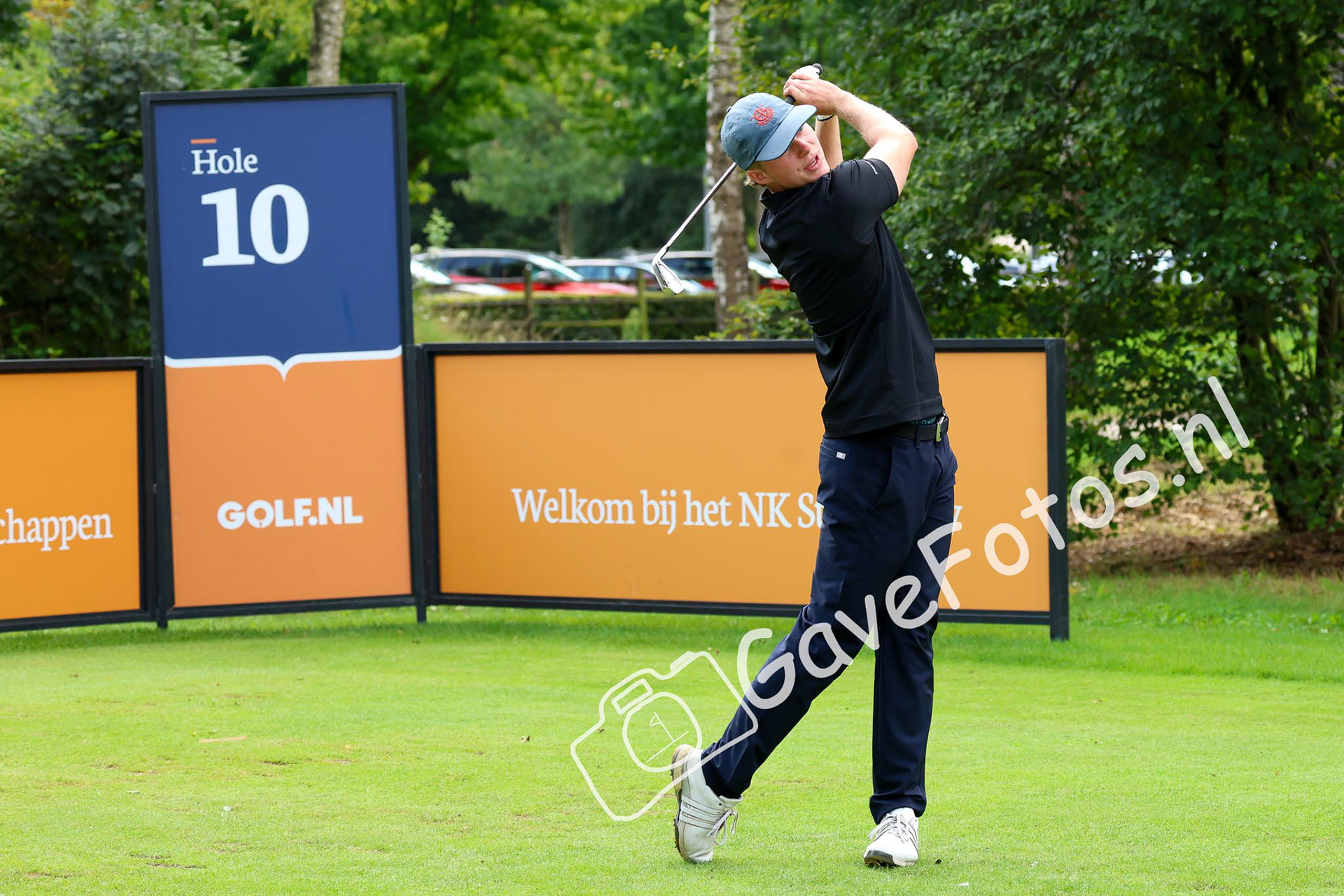 MULLER, Melvin (Eindhovensche Golf) 03/08/2025 NK Strokeplay 2025, Hooge Graven Golfclub, Ommen, Nederland. 1-3 of August 2025. On the course  during the final day of the NK Strokeplay 2025.