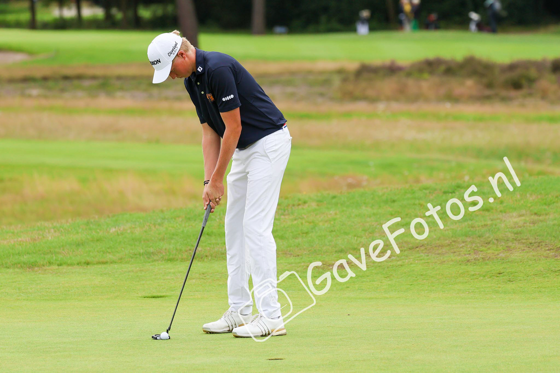 LAFEBER, Guus (Hilversumsche Golf Club) 02/08/2025 NK Strokeplay 2025, Hooge Graven Golfclub, Ommen, Nederland. 1-3 of August 2025. On the course  during the 2st round of the NK Strokeplay 2025.
