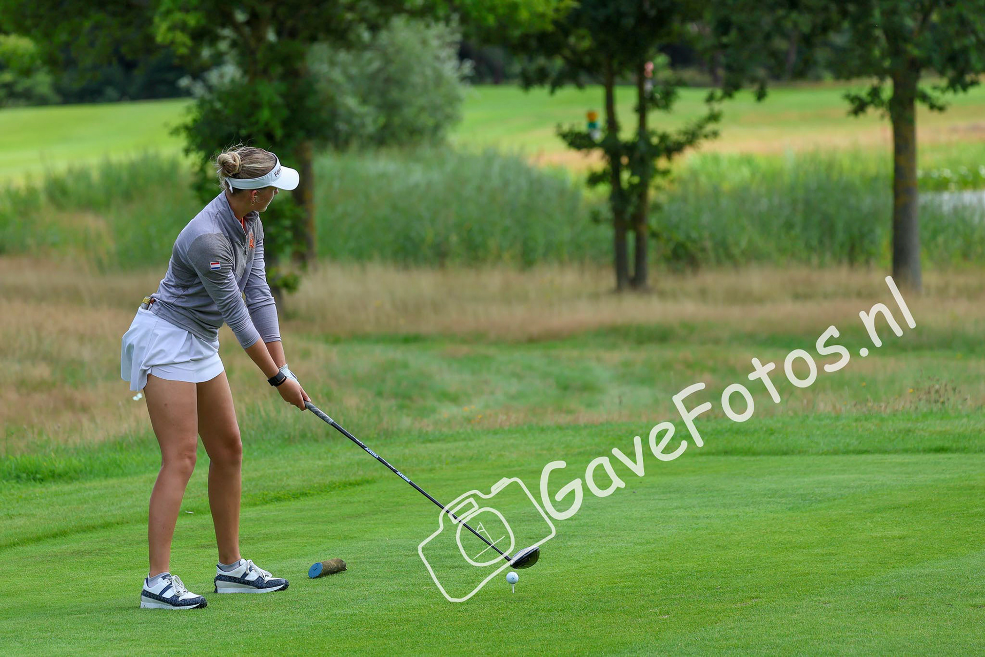 VAN BEEK, Fleur (Nunspeetse Golfvereniging De Verwaeyde Sandbergen) 03/08/2025 NK Strokeplay 2025, Hooge Graven Golfclub, Ommen, Nederland. 1-3 of August 2025. On the course  during the final day of the NK Strokeplay 2025.