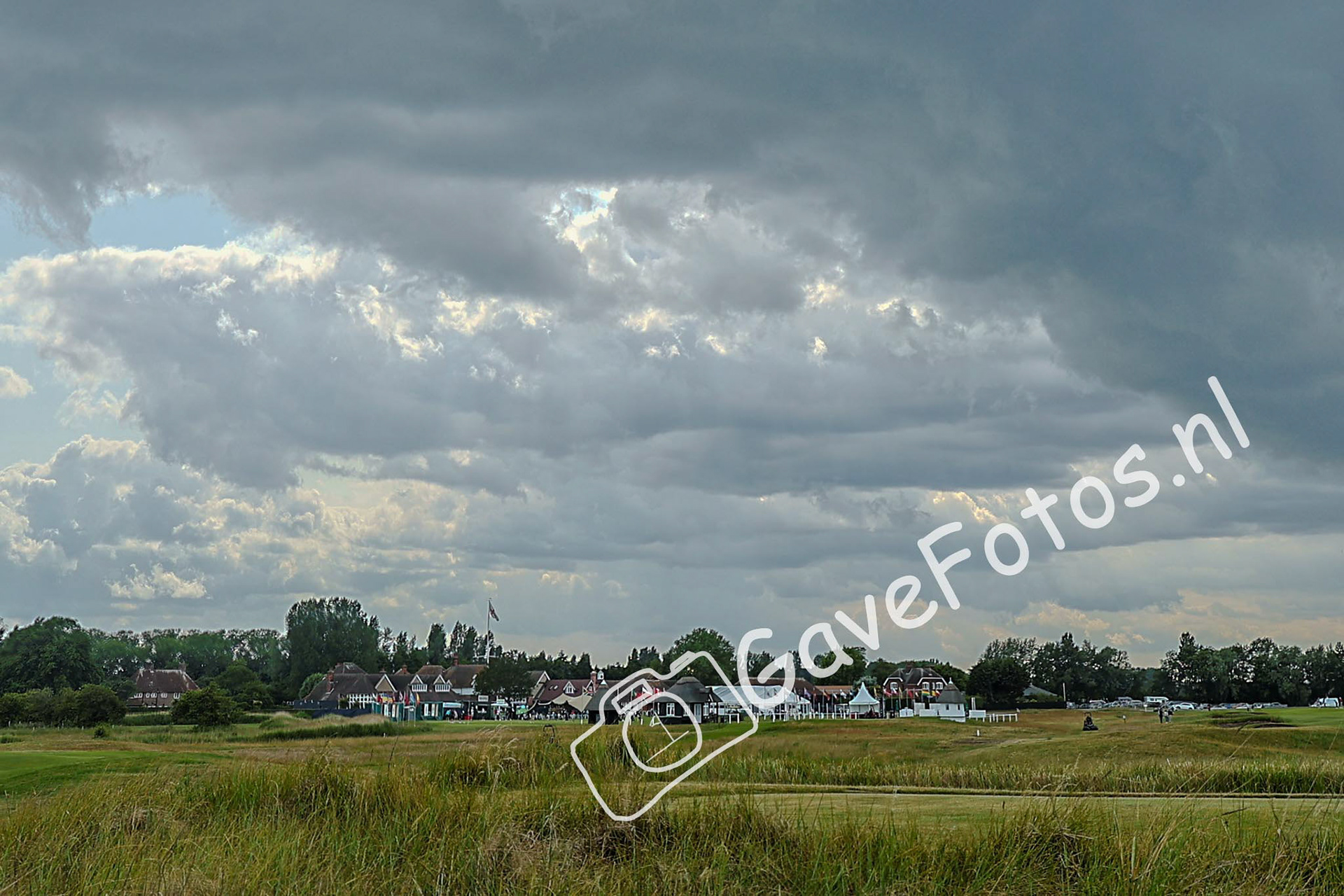 Het clubhuis van Royal St George