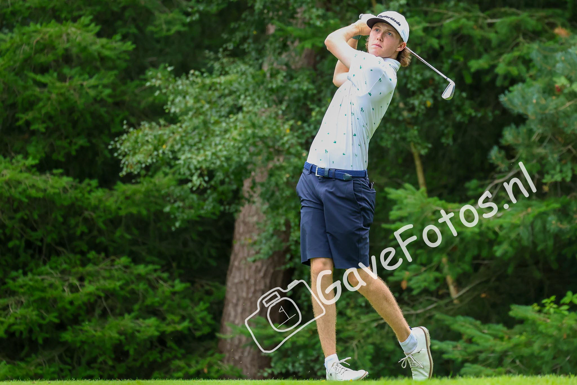 HAYES, Dylan (Goyer Golf en Country Club) 02/08/2025 NK Strokeplay 2025, Hooge Graven Golfclub, Ommen, Nederland. 1-3 of August 2025. On the course  during the 2st round of the NK Strokeplay 2025.