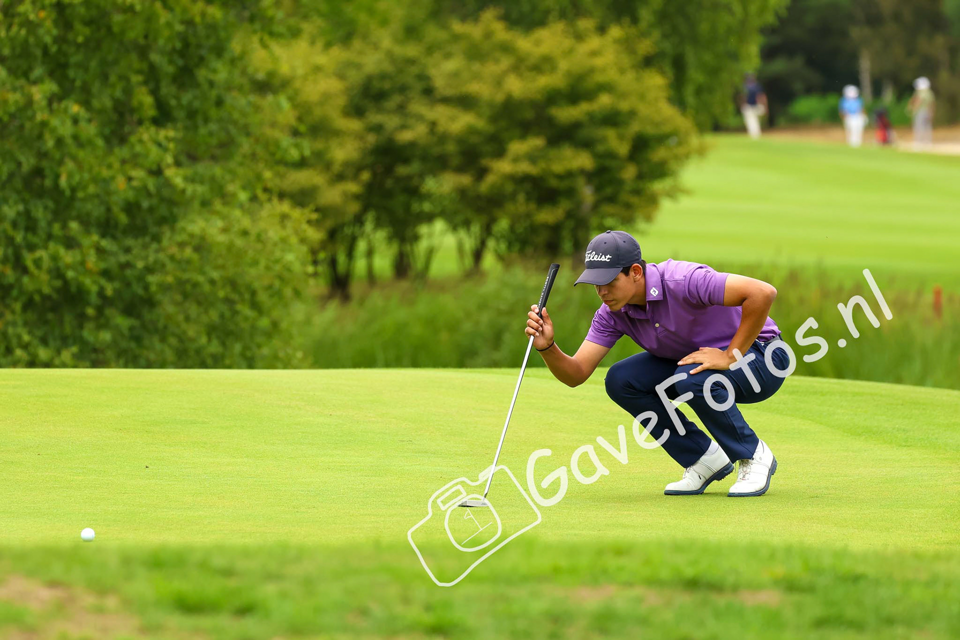 VAN DER VEEKE, Jamiro (Golfclub Brunssummerheide) 02/08/2025 NK Strokeplay 2025, Hooge Graven Golfclub, Ommen, Nederland. 1-3 of August 2025. On the course  during the 2st round of the NK Strokeplay 2025.