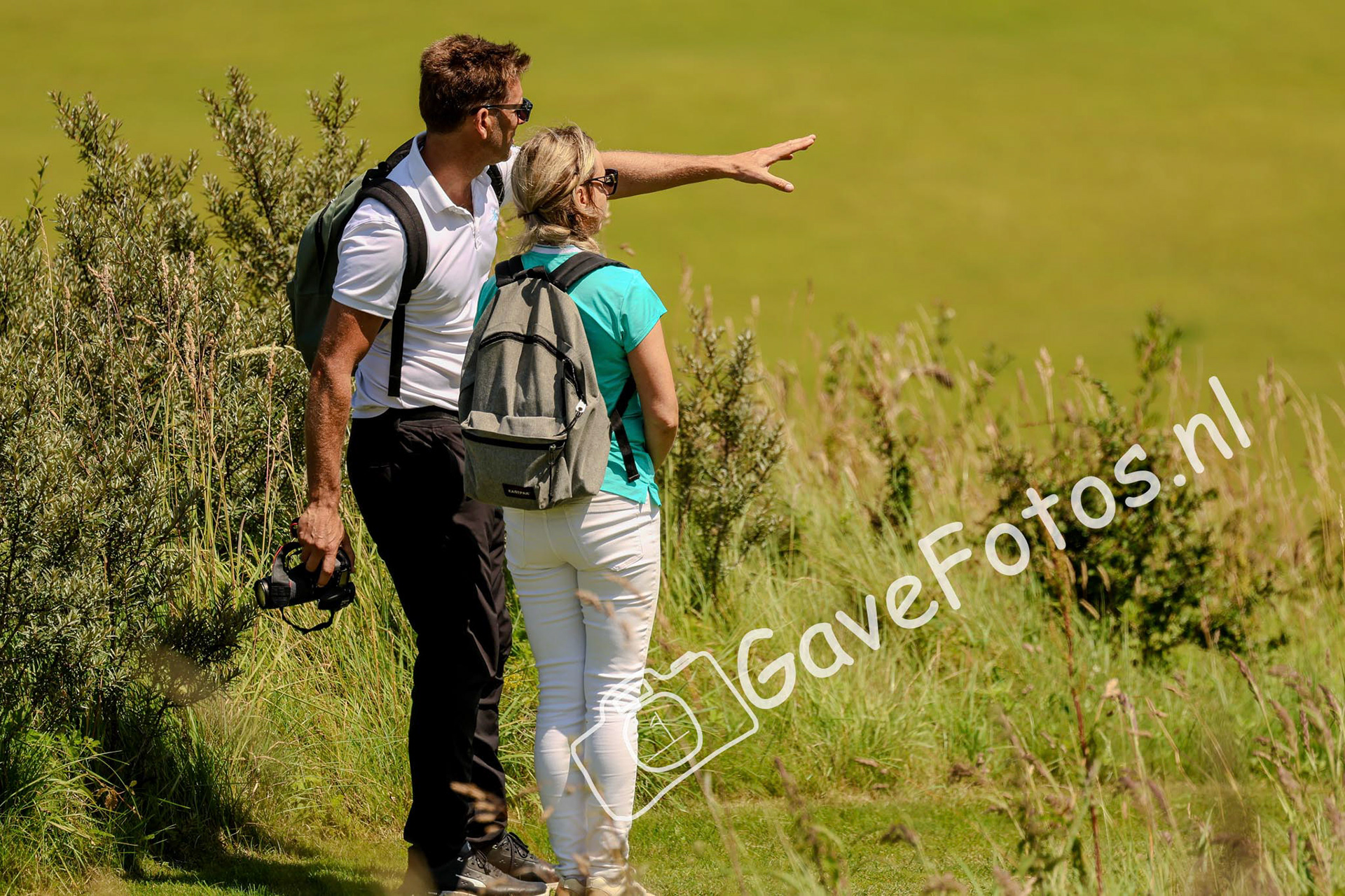 Familie Werner bekijjkt het golfen op het Kennemer Open 2025