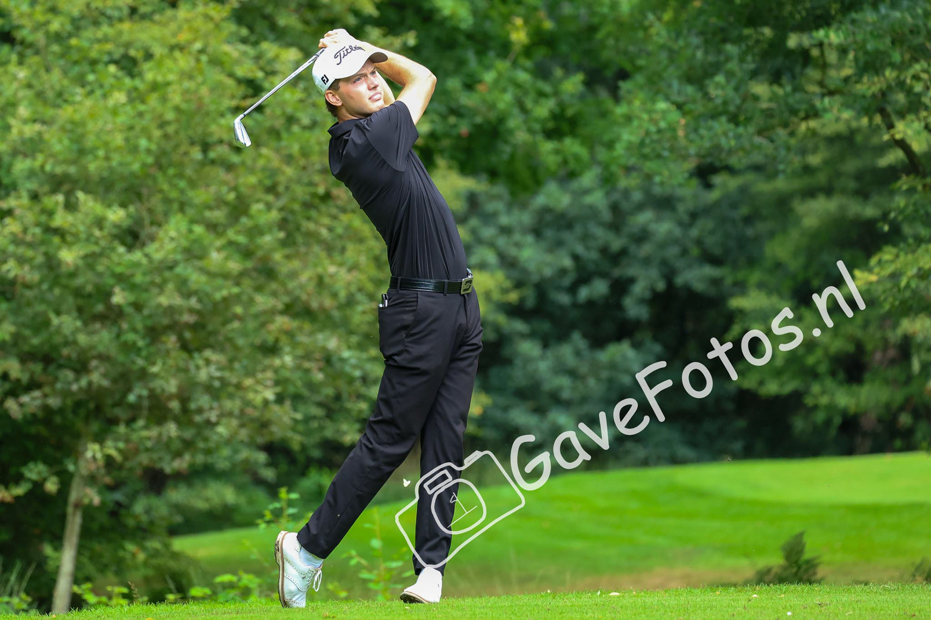 HOCHSTENBACH, Jesse (Noordwijkse Golfclub) 02/08/2025 NK Strokeplay 2025, Hooge Graven Golfclub, Ommen, Nederland. 1-3 of August 2025. On the course  during the 2st round of the NK Strokeplay 2025.