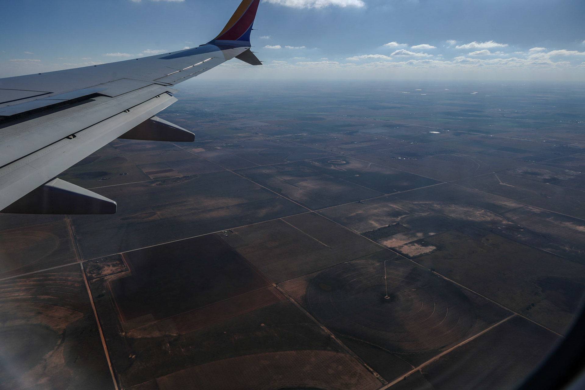 Texas vanuit de lucht.