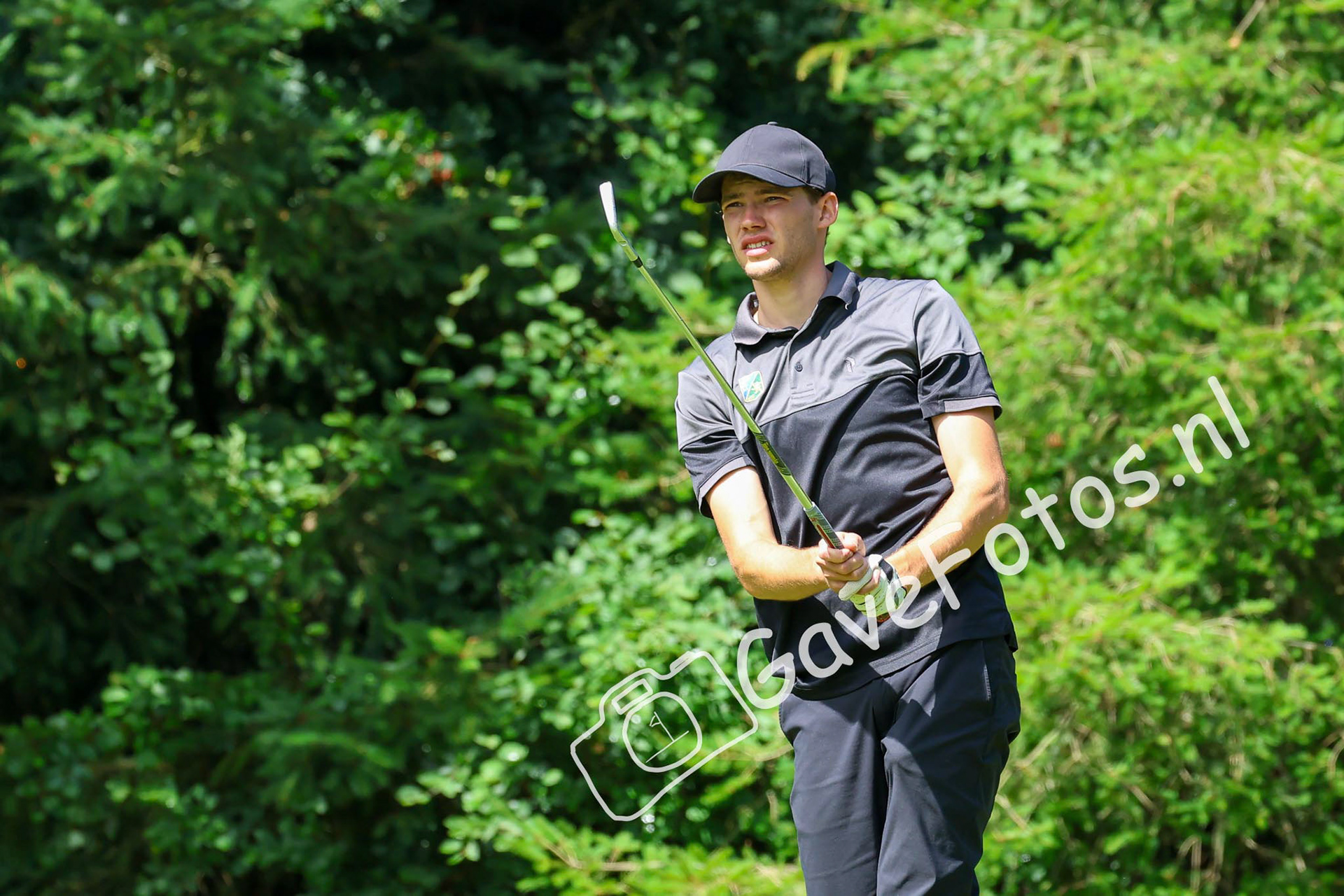 TIBERIUS MURRAY, Oscar (Noordwijkse Golfclub) 02/08/2025 NK Strokeplay 2025, Hooge Graven Golfclub, Ommen, Nederland. 1-3 of August 2025. On the course  during the 2st round of the NK Strokeplay 2025.