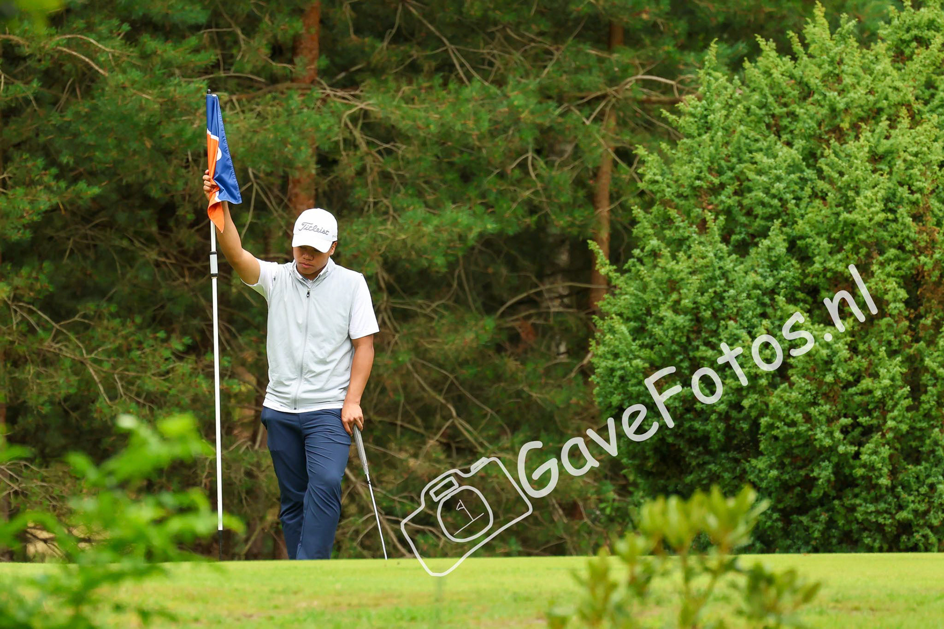 DE ROO, Kian (Golfvereniging De Drentsche) 01/08/2025 NK Strokeplay 2025, Hooge Graven Golfclub, Ommen, Nederland. 1-3 of August 2025. On the course  during the 1st round of the NK Strokeplay 2025.