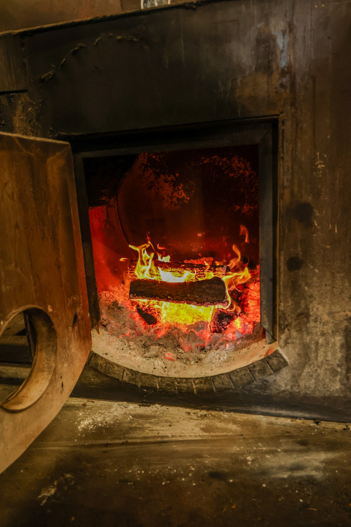 De keuken van het BBQ Restaurant