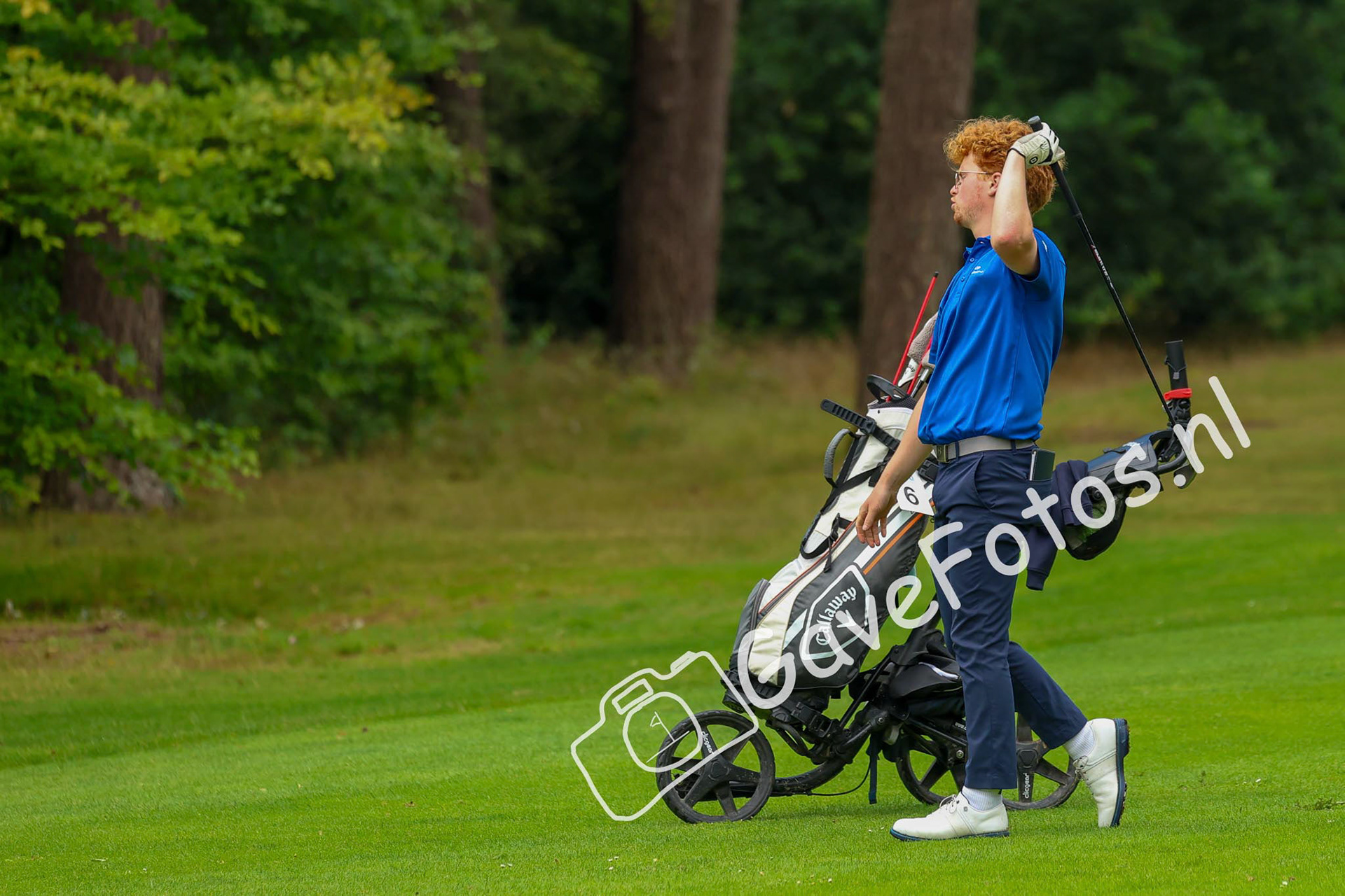 VAN KESTEREN, Lukas (Golfclub Het Rijk van Nijmegen) 02/08/2025 NK Strokeplay 2025, Hooge Graven Golfclub, Ommen, Nederland. 1-3 of August 2025. On the course  during the 2st round of the NK Strokeplay 2025.