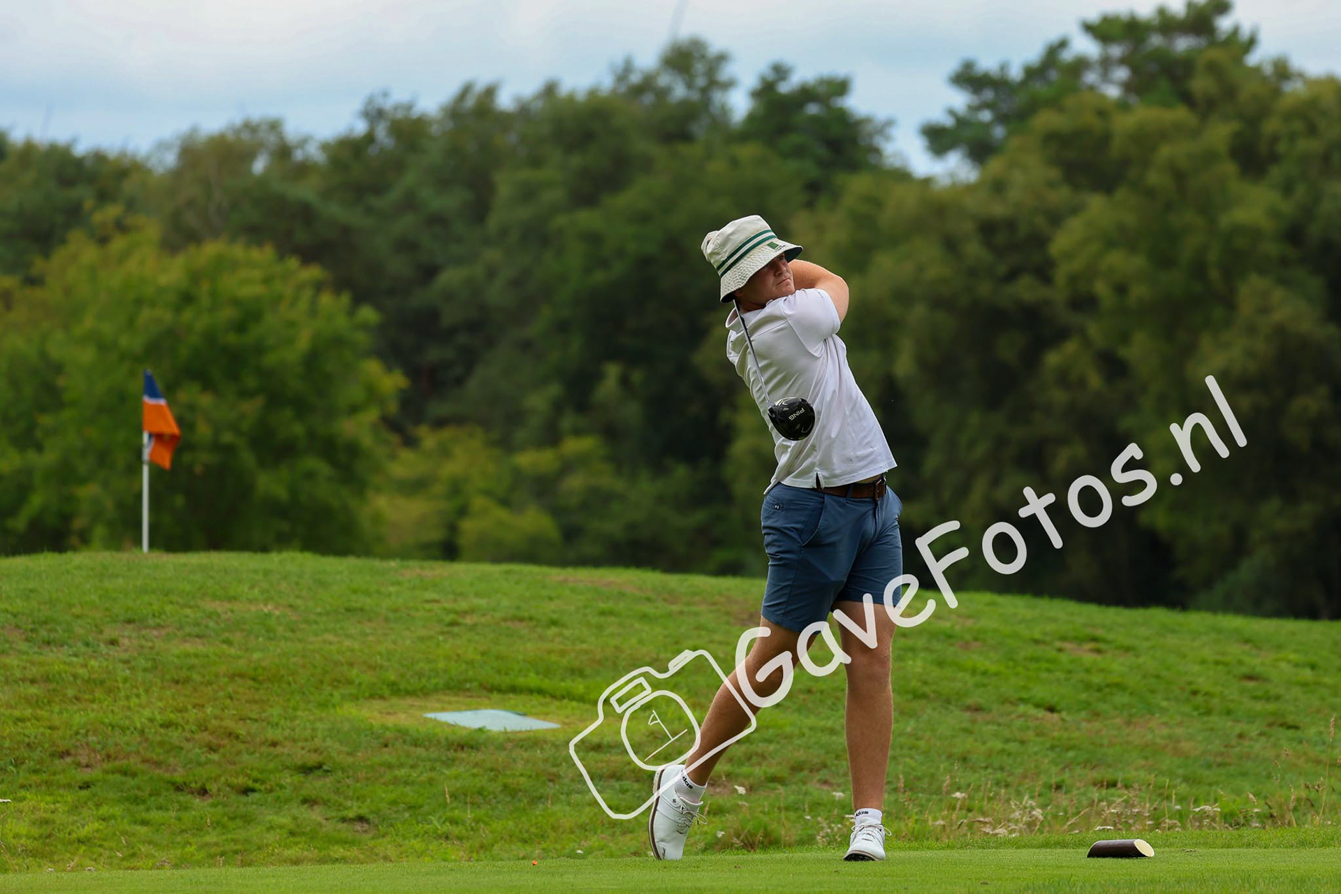 VAN GOOR, Olivier (Golfclub De Hoge Kleij) 02/08/2025 NK Strokeplay 2025, Hooge Graven Golfclub, Ommen, Nederland. 1-3 of August 2025. On the course  during the 2st round of the NK Strokeplay 2025.
