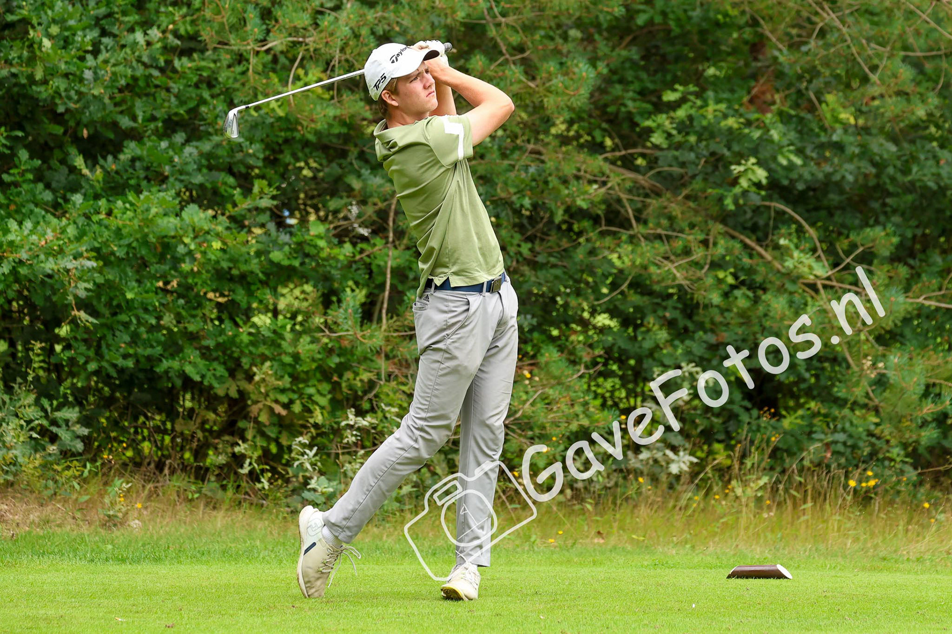 WRIGHT, Casper (Koninklijke Haagsche Golf &amp; Country Club) 02/08/2025 NK Strokeplay 2025, Hooge Graven Golfclub, Ommen, Nederland. 1-3 of August 2025. On the course  during the 2st round of the NK Strokeplay 2025.