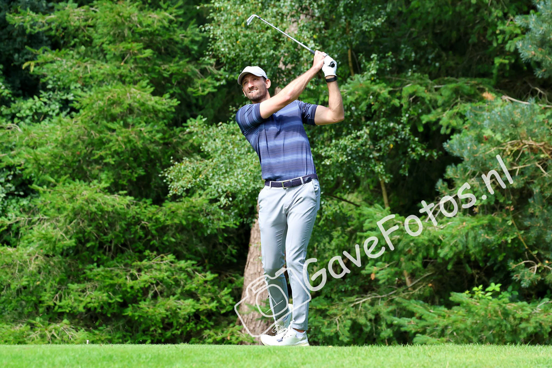 VAN BILJON, Vincent (Open Golfclub Olympus) 02/08/2025 NK Strokeplay 2025, Hooge Graven Golfclub, Ommen, Nederland. 1-3 of August 2025. On the course  during the 2st round of the NK Strokeplay 2025.
