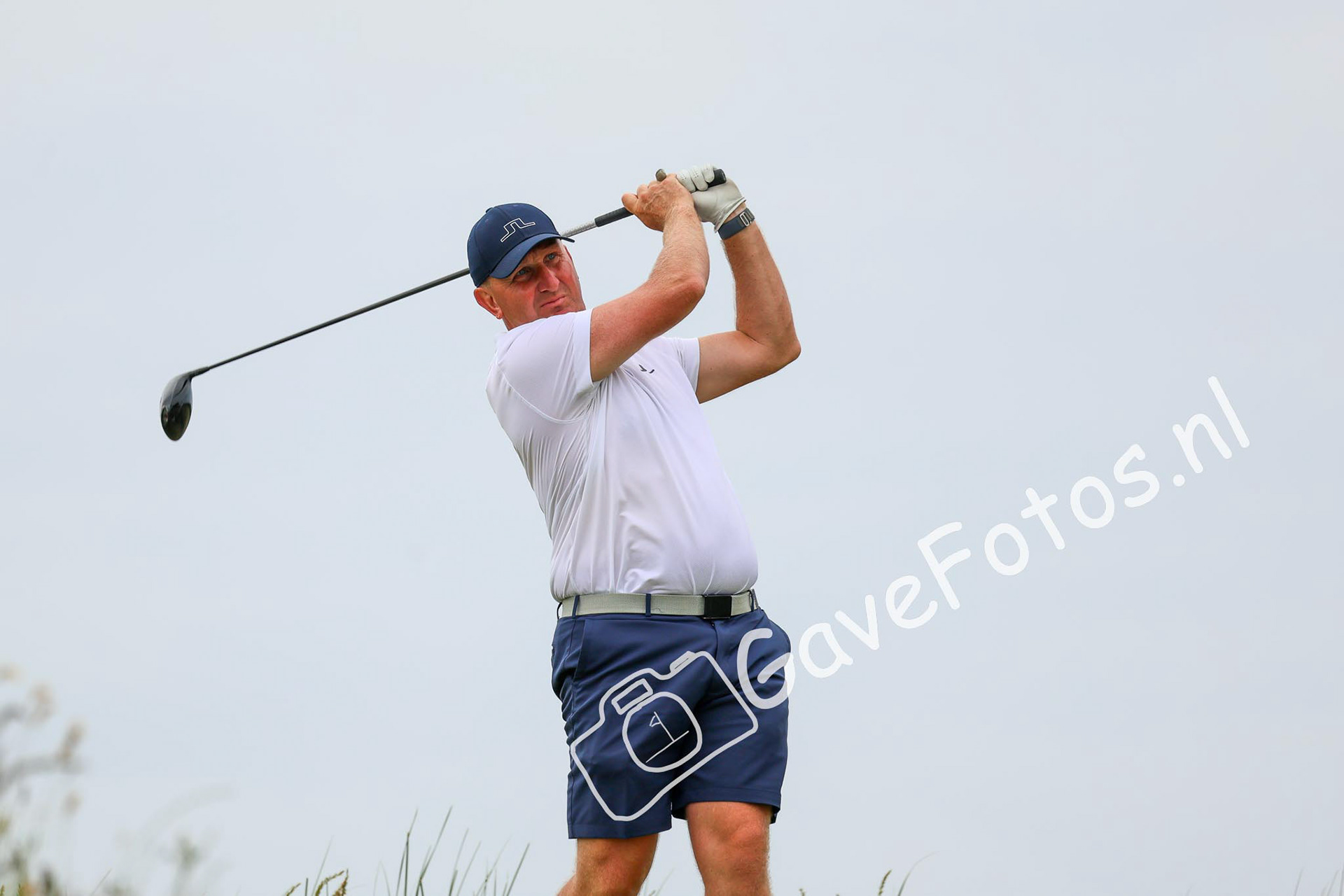 De afslag op hole 16 van de Kennemer Golf en Country Club tijdenss het Kennemer Open 2025