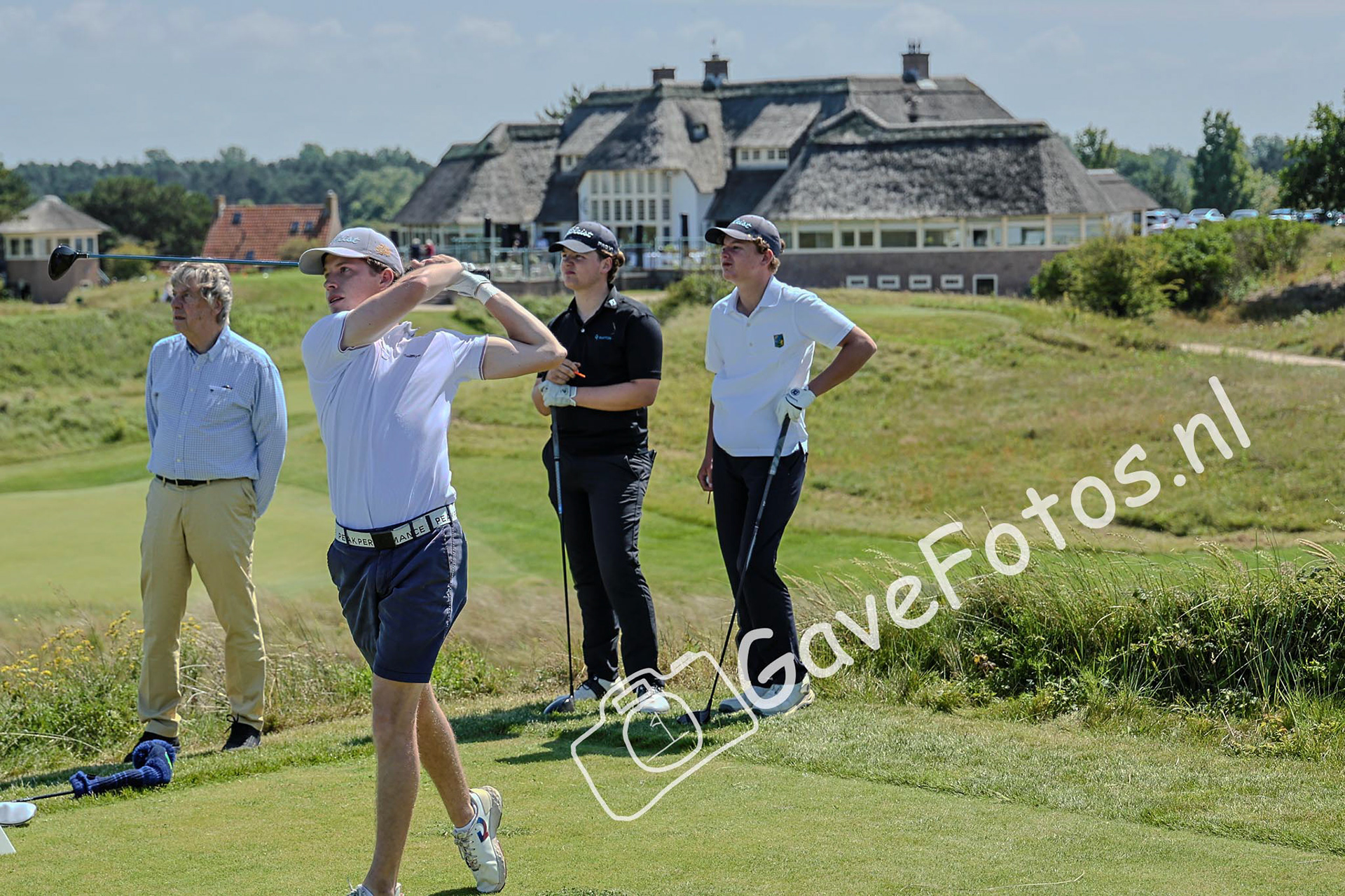 Hoop vol na de afslag op hole 16 tijdens het Kennemer Open 2025