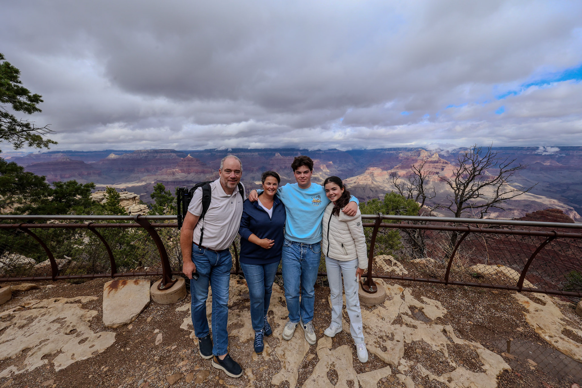 De Egging's voor de Grand Canyon