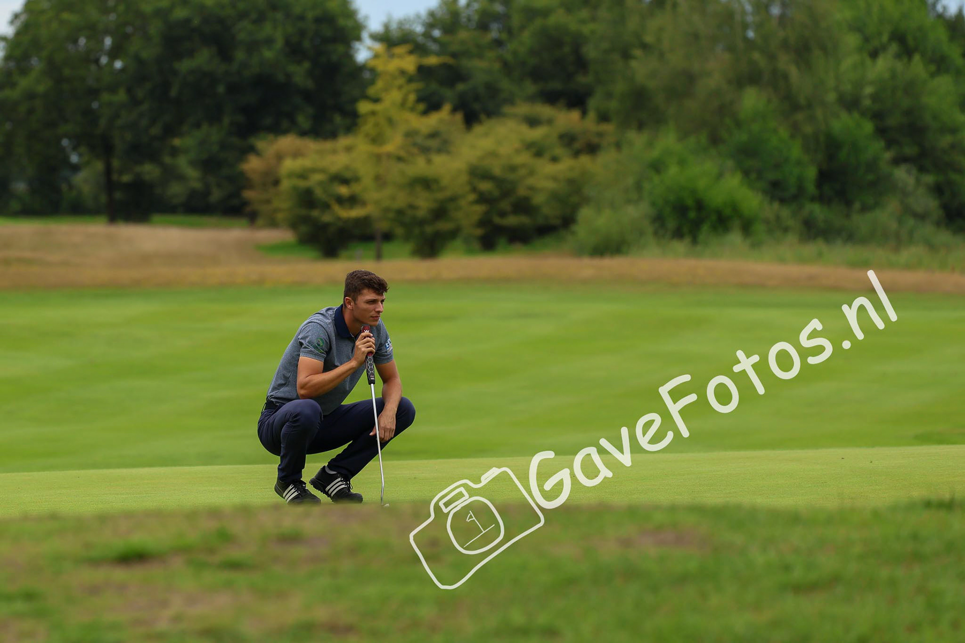 VAN GEEL, Jorick (Golfclub De Merwelanden) 02/08/2025 NK Strokeplay 2025, Hooge Graven Golfclub, Ommen, Nederland. 1-3 of August 2025. On the course  during the 2st round of the NK Strokeplay 2025.
