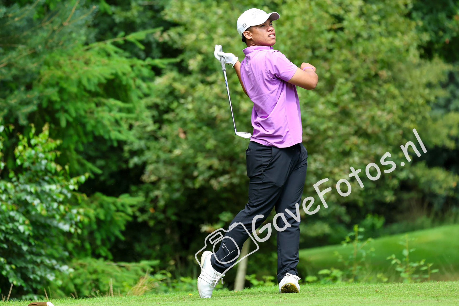 DE ROO, Kian (Golfvereniging De Drentsche) 02/08/2025 NK Strokeplay 2025, Hooge Graven Golfclub, Ommen, Nederland. 1-3 of August 2025. On the course  during the 2st round of the NK Strokeplay 2025.