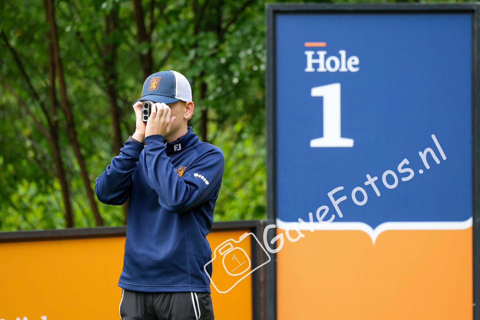 JANSSENS, Dean (Golfclub Zwolle) 01/08/2025 NK Strokeplay 2025, Hooge Graven Golfclub, Ommen, Nederland. 1-3 of August 2025. On the course  during the 1st round of the NK Strokeplay 2025.