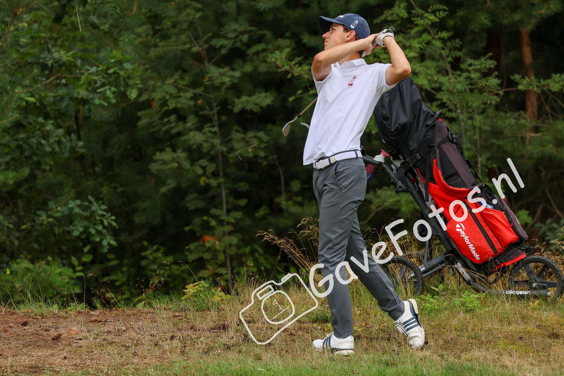 TRENTELMAN, Tijn (Koninklijke Haagsche Golf &amp; Country Club) 02/08/2025 NK Strokeplay 2025, Hooge Graven Golfclub, Ommen, Nederland. 1-3 of August 2025. On the course  during the 2st round of the NK Strokeplay 2025.