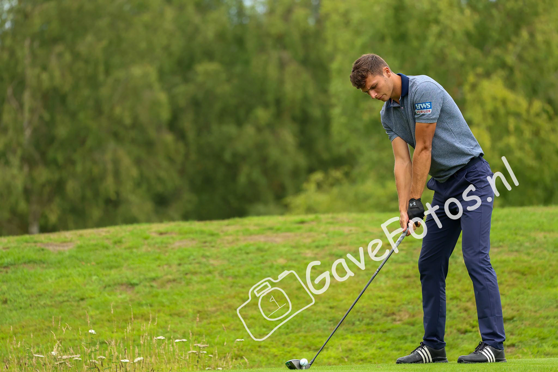 VAN GEEL, Jorick (Golfclub De Merwelanden) 02/08/2025 NK Strokeplay 2025, Hooge Graven Golfclub, Ommen, Nederland. 1-3 of August 2025. On the course  during the 2st round of the NK Strokeplay 2025.