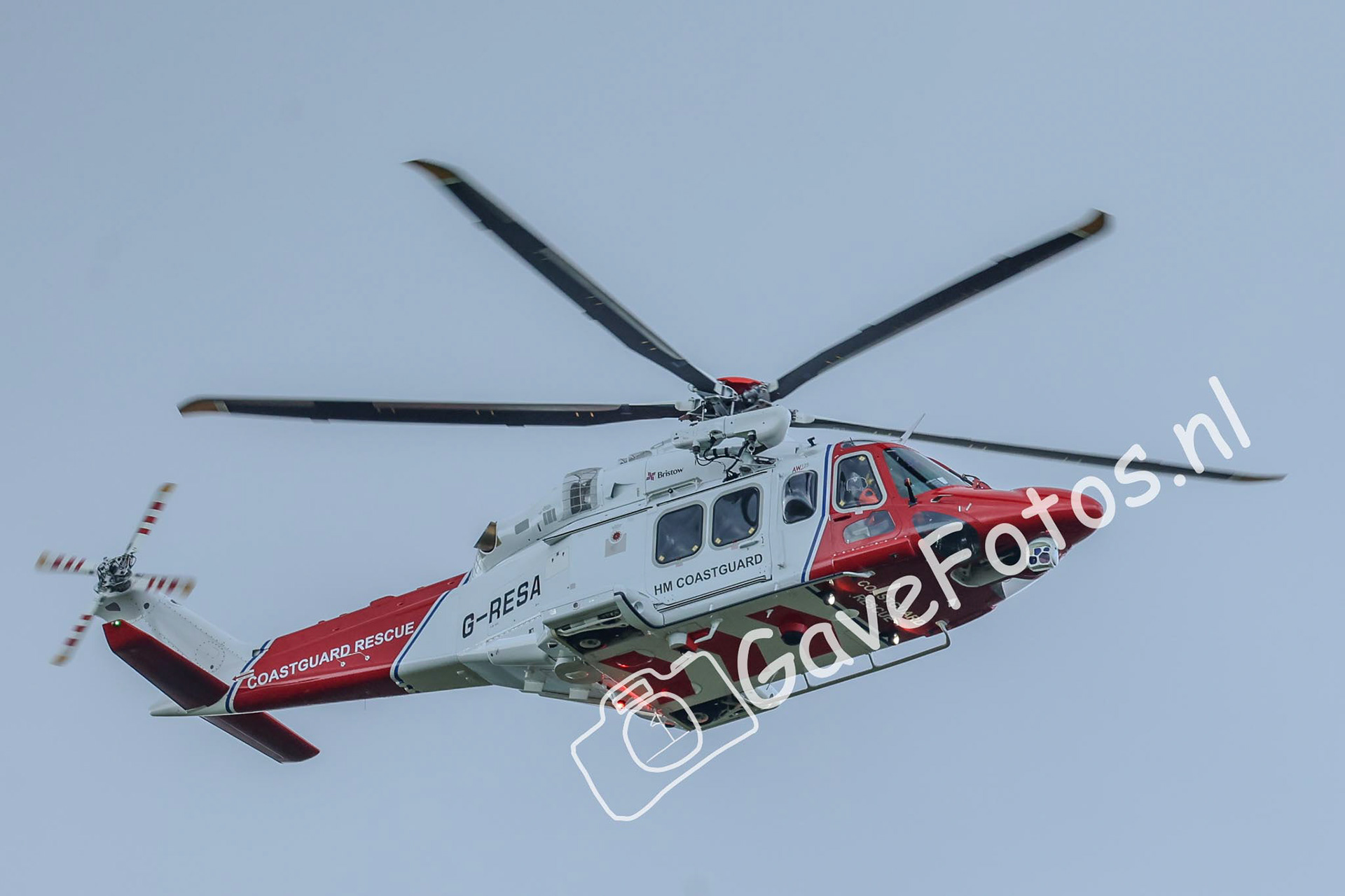 De Britse kustwacht boven Royal St George