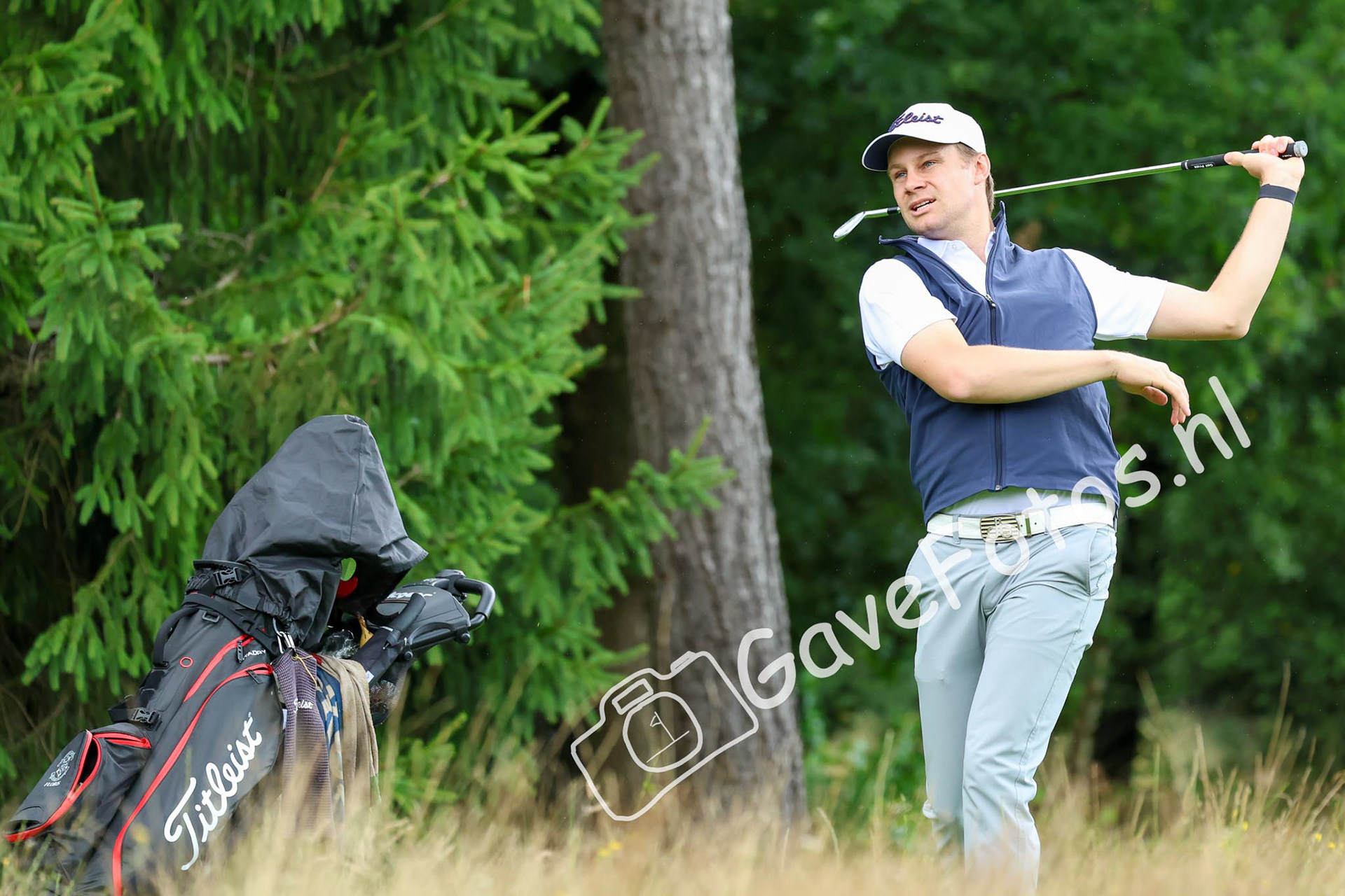 VETH, Floris (Rosendaelsche Golfclub) 02/08/2025 NK Strokeplay 2025, Hooge Graven Golfclub, Ommen, Nederland. 1-3 of August 2025. On the course  during the 2st round of the NK Strokeplay 2025.