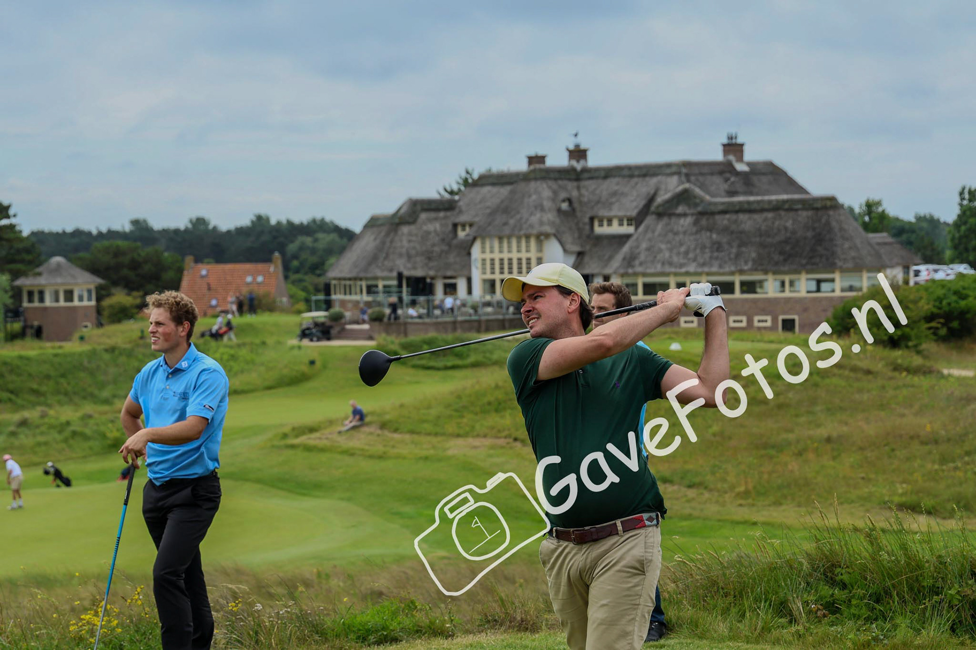 Laurence Lichtenvoort Cats  op de Teebox van de 16e hole tijdens het Kennemer Open 2025