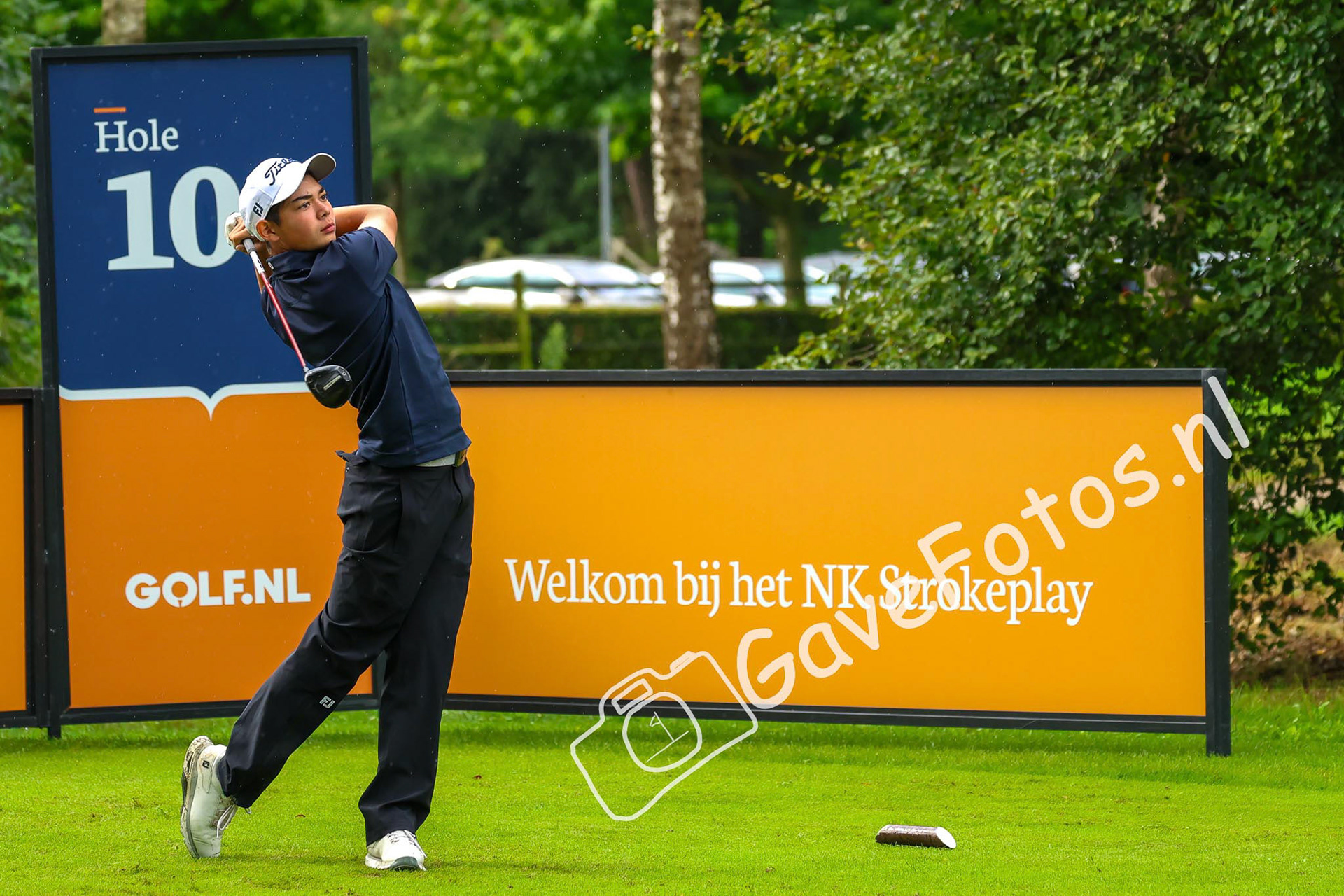 GROENENDIJK, Daan (Golfclub Broekpolder) 01/08/2025 NK Strokeplay 2025, Hooge Graven Golfclub, Ommen, Nederland. 1-3 of August 2025. On the course  during the 1st round of the NK Strokeplay 2025.