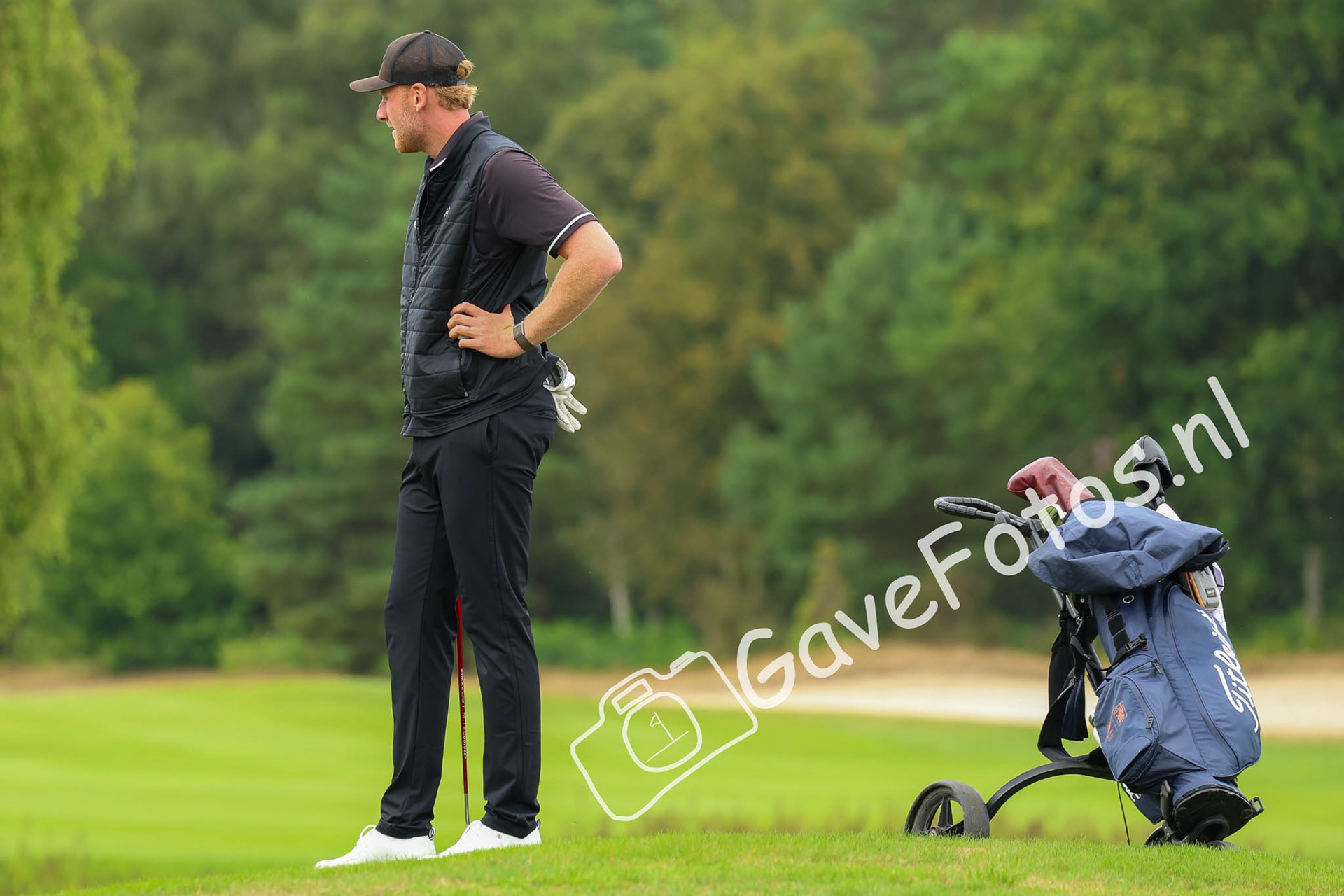 RUITER, Nevill (Kennemer Golf &amp; Country Club) 02/08/2025 NK Strokeplay 2025, Hooge Graven Golfclub, Ommen, Nederland. 1-3 of August 2025. On the course  during the 2st round of the NK Strokeplay 2025.