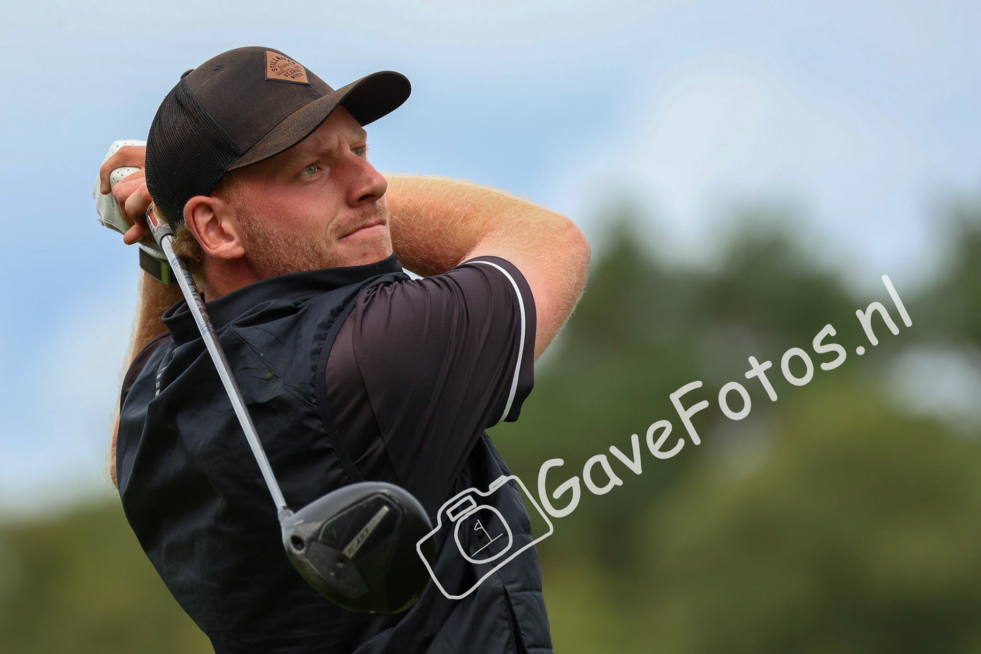 RUITER, Nevill (Kennemer Golf &amp; Country Club) 02/08/2025 NK Strokeplay 2025, Hooge Graven Golfclub, Ommen, Nederland. 1-3 of August 2025. On the course  during the 2st round of the NK Strokeplay 2025.